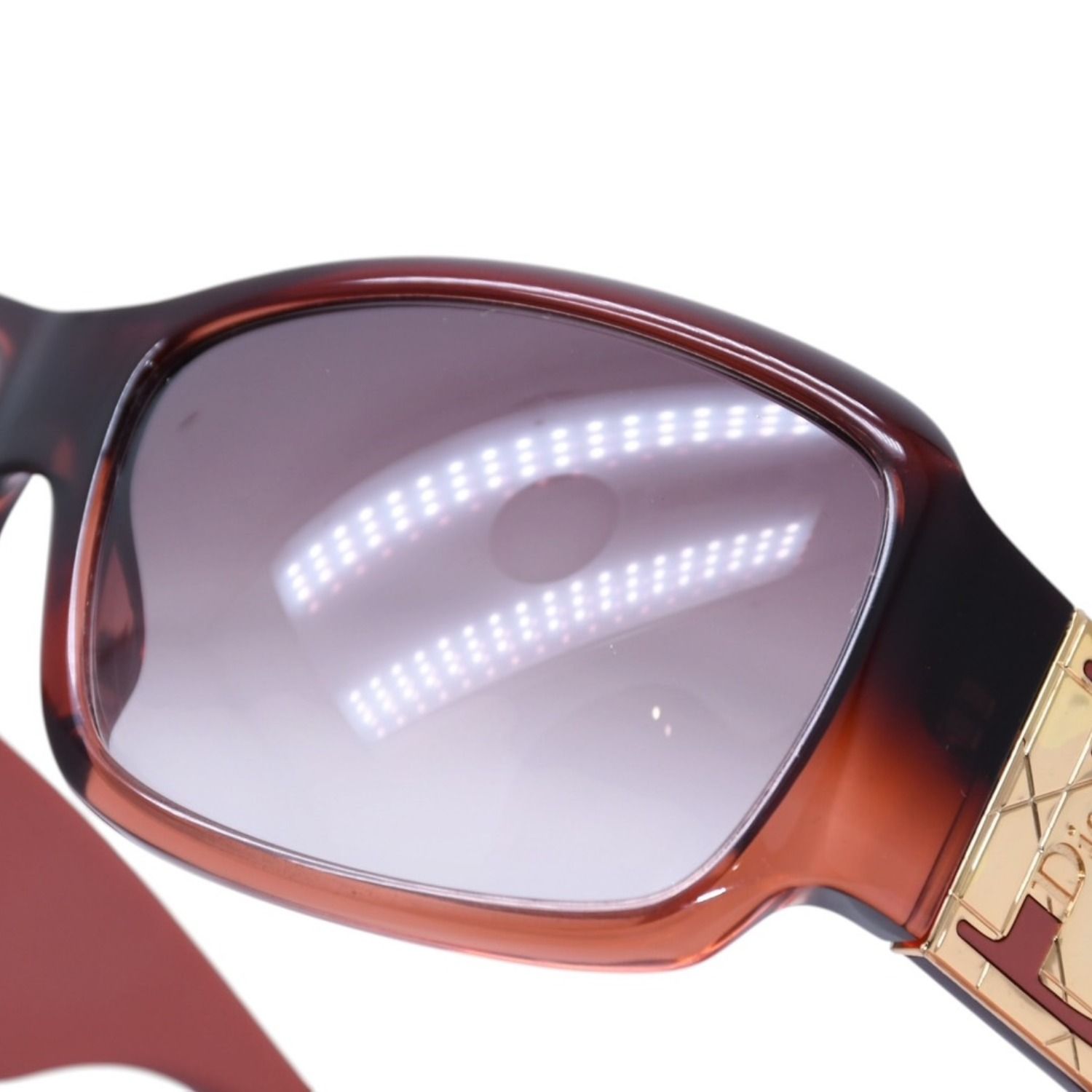 美品✨ Dior ディオール サングラス グラデーション ゴールド金具 極美品 Christian Dior クリスチャンディオール Shaded 1