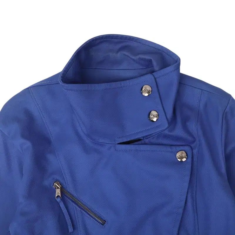 VIVIENNE WESTWOOD ブルー orbボタン ライダージャケット
