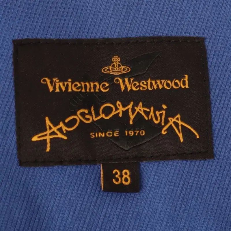 VIVIENNE WESTWOOD ブルー orbボタン ライダージャケット