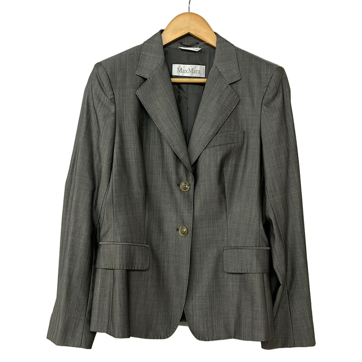 Max Mara(マックスマーラ) ジャケット サイズ44 L レディース美品 - ダークグレー