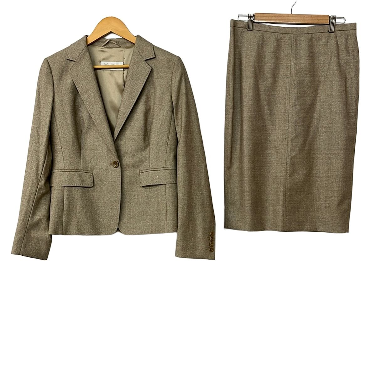 Max Mara(マックスマーラ) スカートスーツ レディース - ベージュ