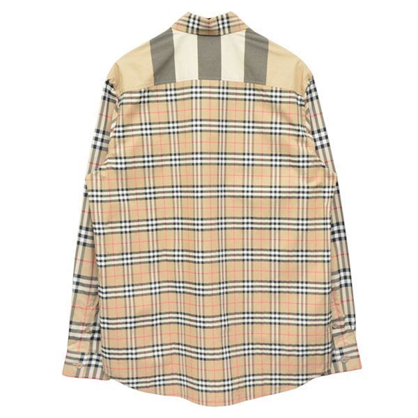 BURBERRY バーバリー 2020AW ノバチェックパッチワークシャツ 8032268 
