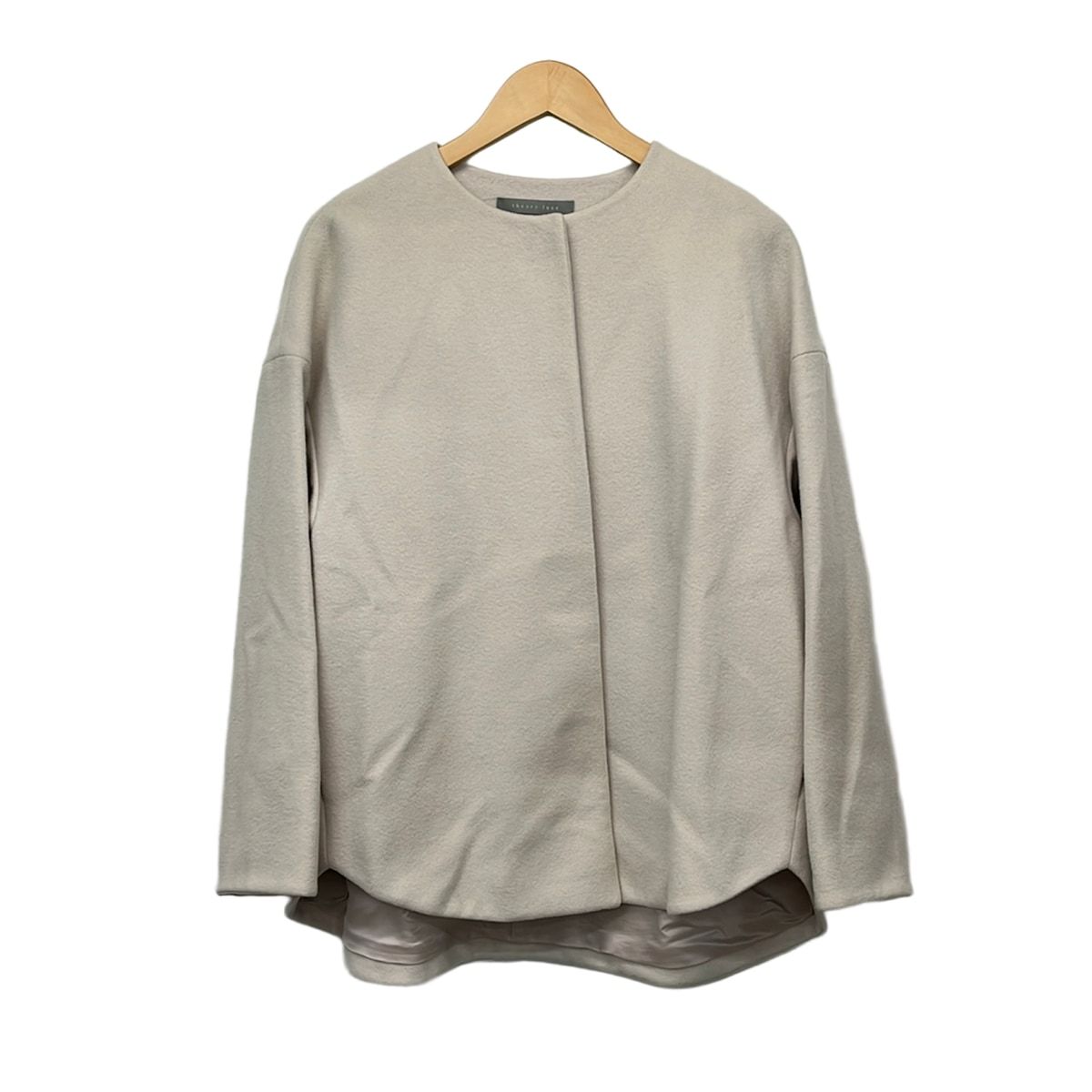 theory luxe(セオリーリュクス) コート サイズ038 M レディース美品 - ベージュ 長袖/ショート丈/秋/冬