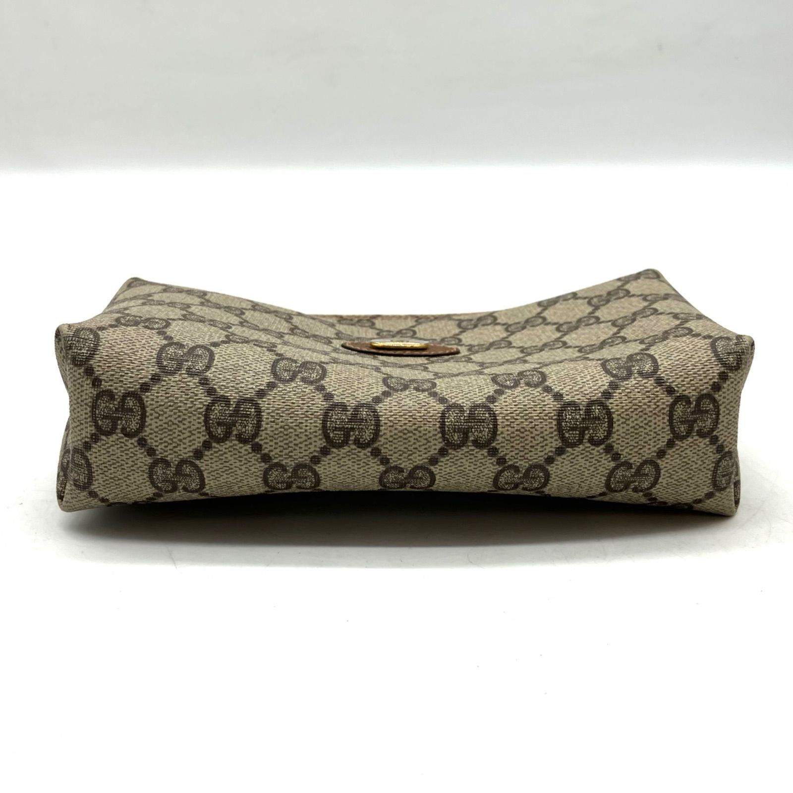 UA657【お買い得】GUCCI ポーチ GGスプリーム柄 オールドグッチ - メルカリ