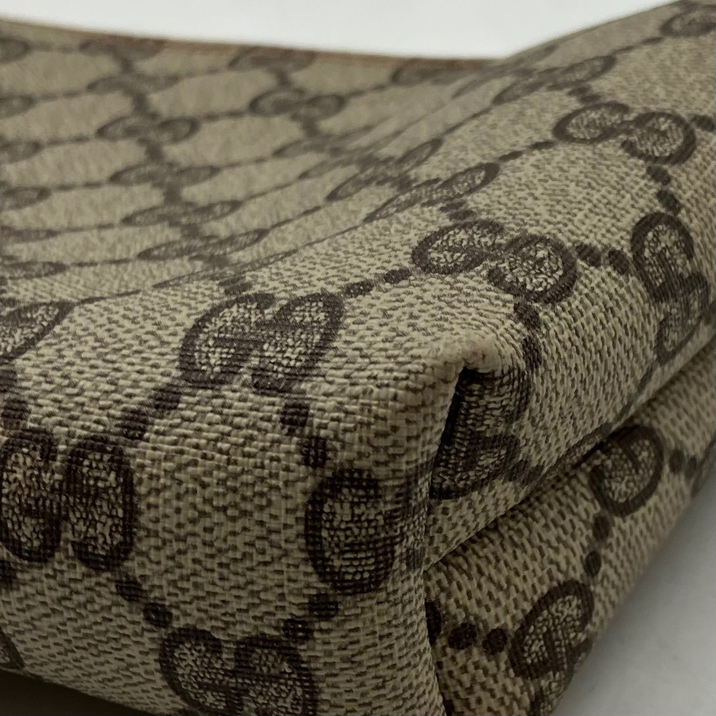 UA657【お買い得】GUCCI ポーチ GGスプリーム柄 オールドグッチ - メルカリ