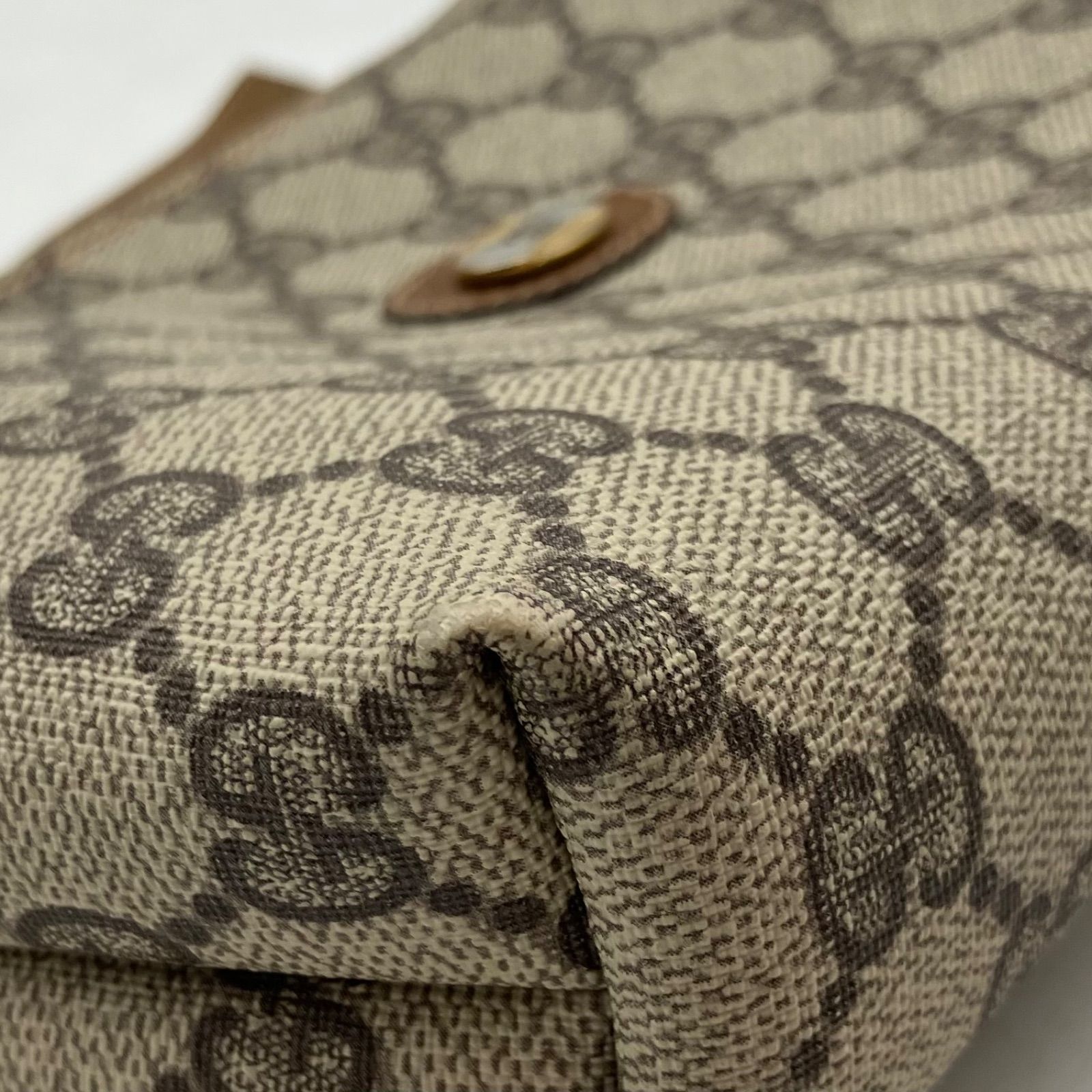 UA657【お買い得】GUCCI ポーチ GGスプリーム柄 オールドグッチ - メルカリ