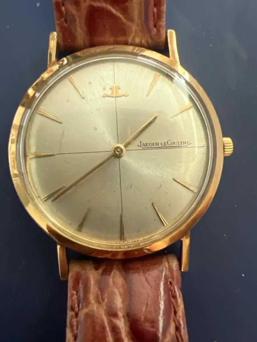 JAEGERLECOULTRE ジャガールクルト ヴィンテージ 18K 金丸のまま 手巻き時計