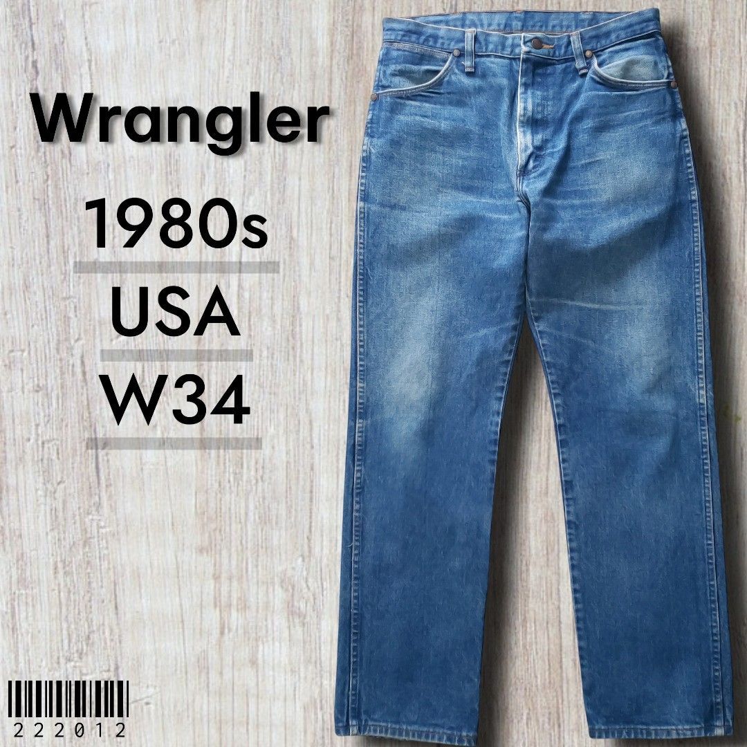Wranglerラングラー□色落ち良好 1970-80s USA製 13MWZ ブロークン