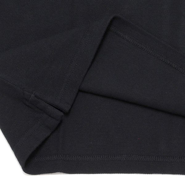 26SSモデル メゾン キツネ MAISON KITSUNE メンズ FOX HEAD レギュラーフィット鹿の子ポロシャツ【P199 BLACK】 PM00209KP0002 P199/【2026SS】m-tops