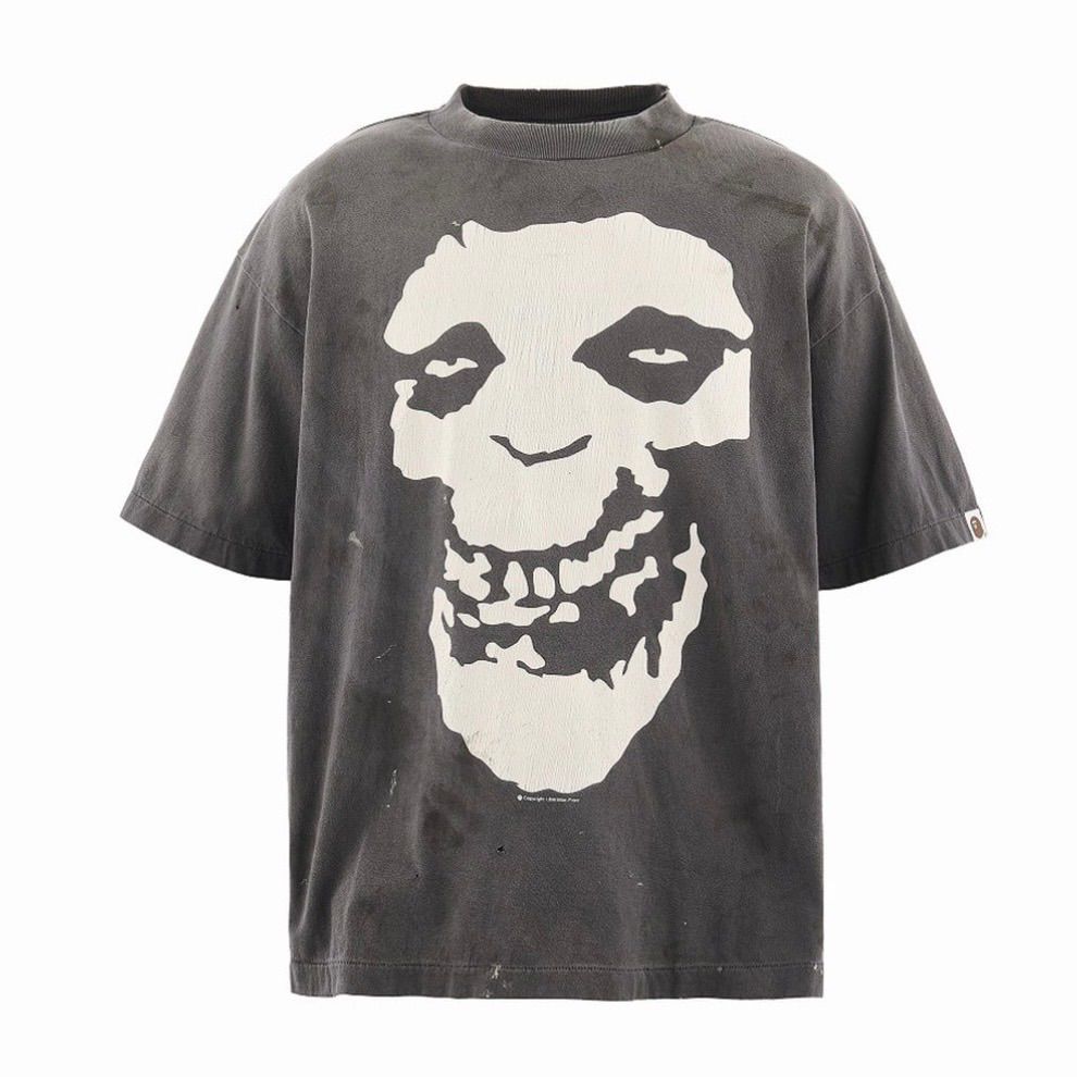 新品未使用　セントマイケル　A BATHING APE × SAINT M×××××× BAPE ALWAYS LOVE/Tシャツ SM-MK8-0000-C49　半袖　Tシャツ