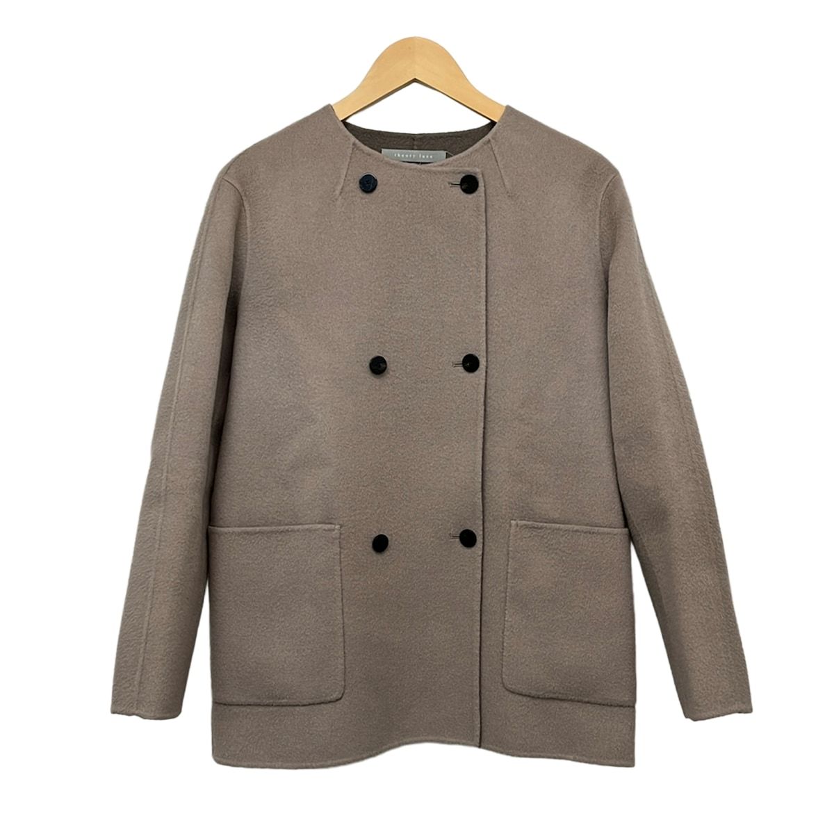 theory luxe(セオリーリュクス) コート サイズ038 M レディース - ライトブラウン 長袖/ロング丈/秋/冬