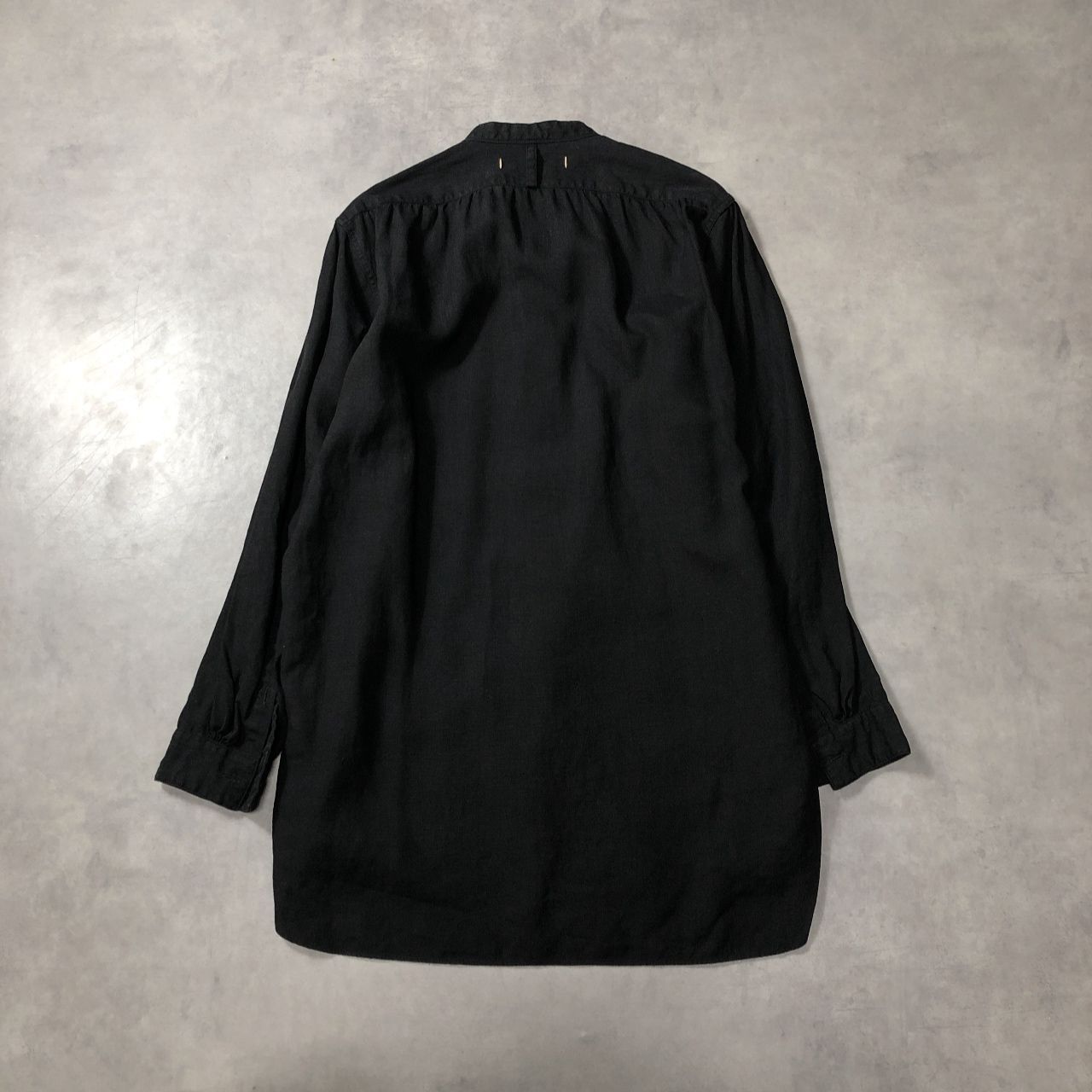 GQ5473◇suzuki takayuki：peasant shirt◇0◇ブラック系 S233-04 参考 