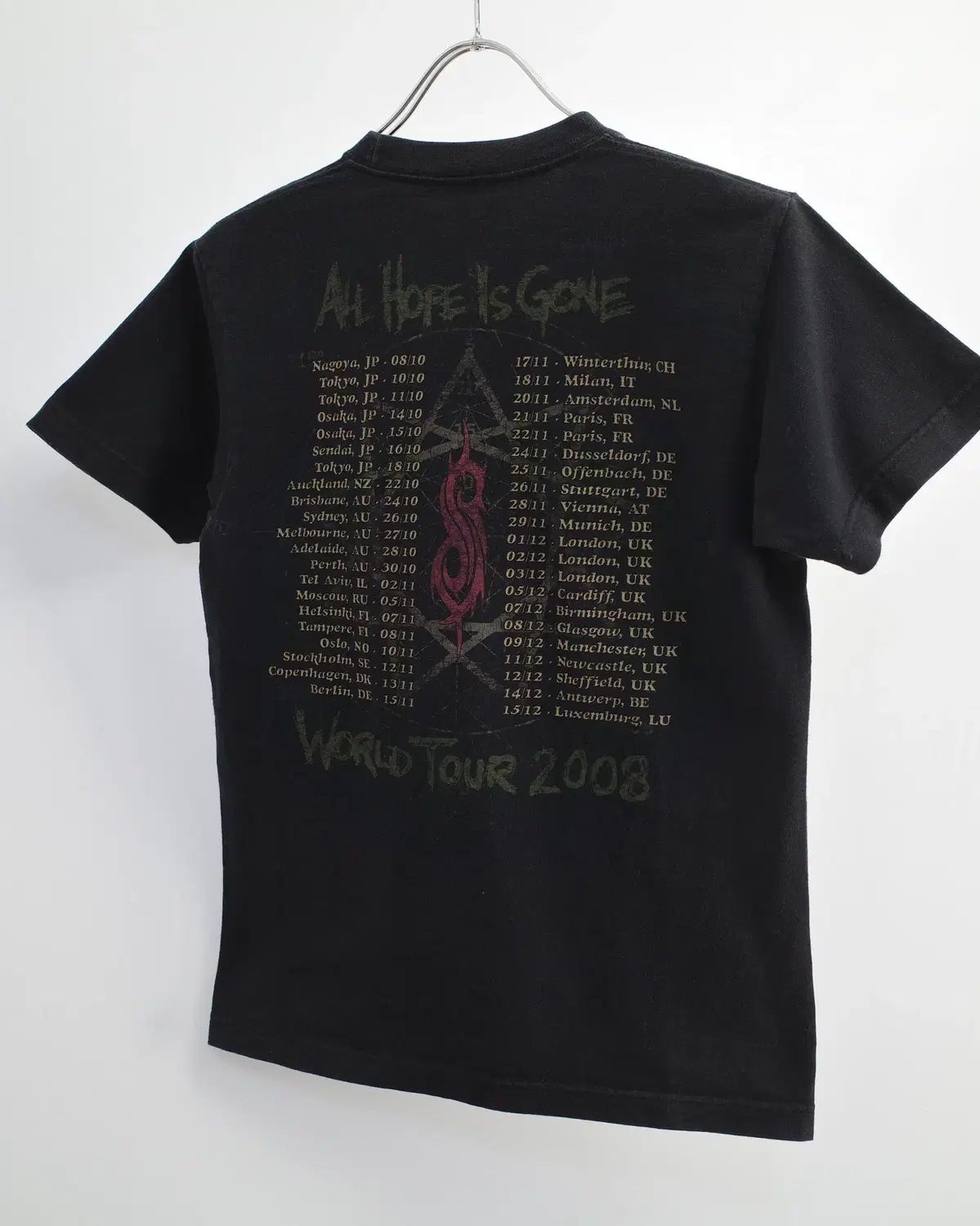 SLIPKNOT END THE WORLD 2008 TOUR T-Shirts (スリップノット ワールド