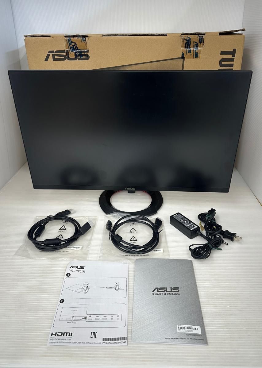 【中古品】ASUS ゲーミングモニター VG279Q1R 2021年製 27インチ (2605123)