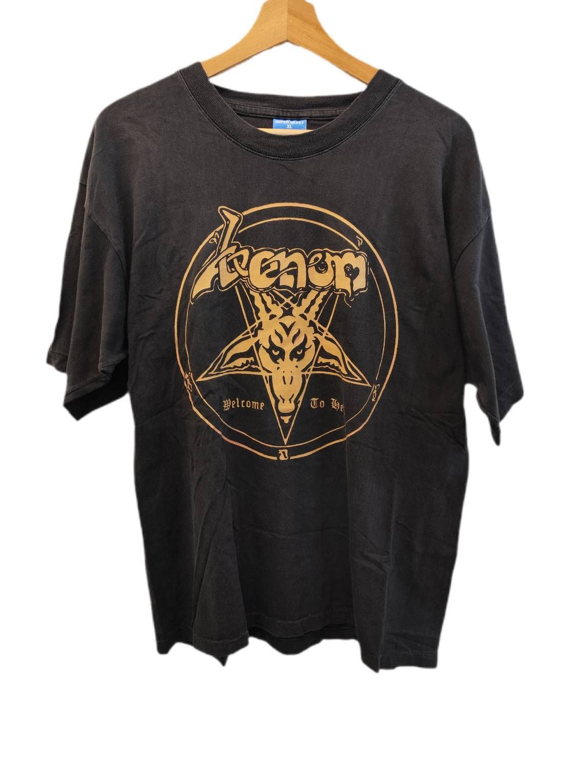 JACKS プリントTシャツ size:XL ブラック Venom 90s スレ・ほつれ有
