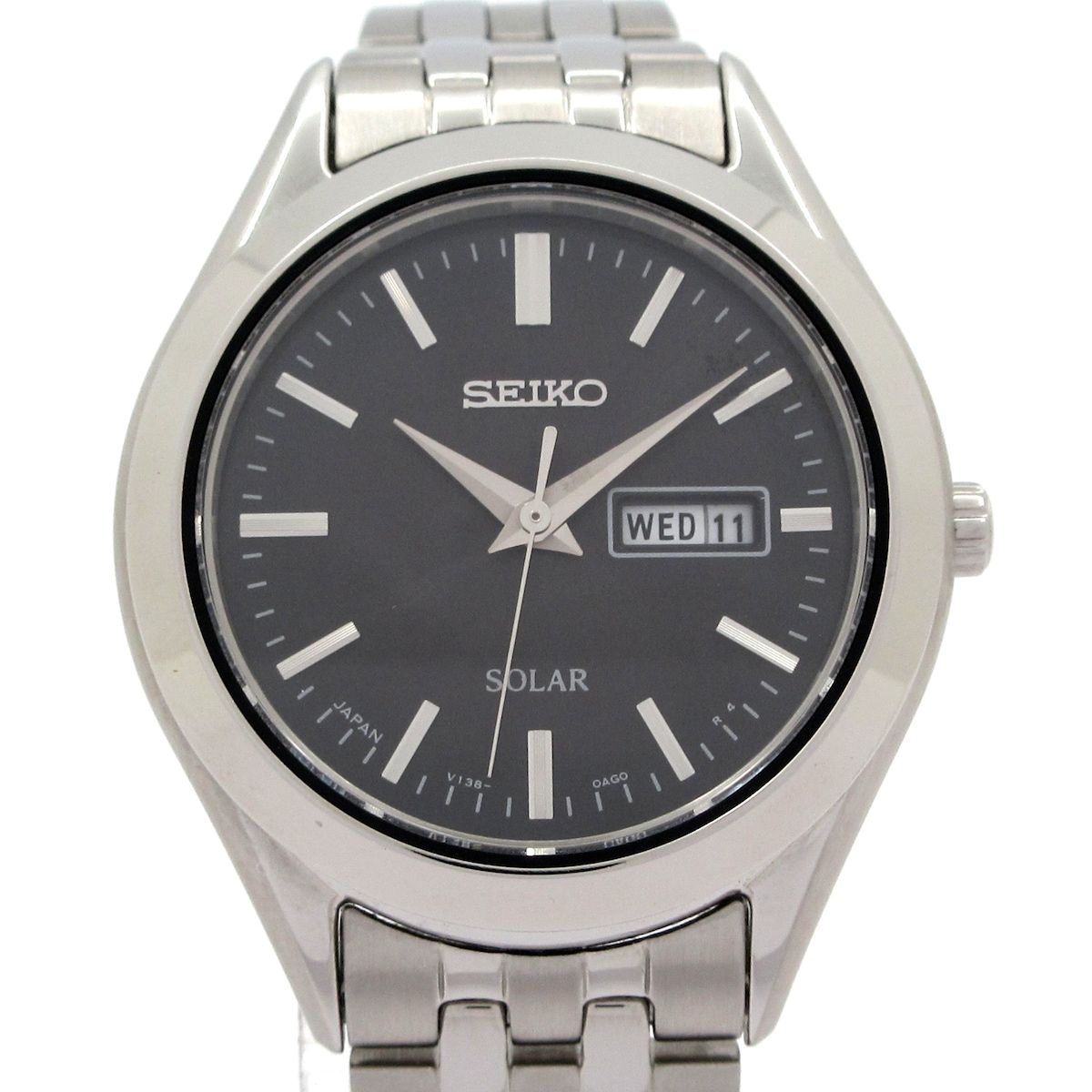 SEIKO(セイコー) 腕時計美品 - V138-0AC0 レディース SS 黒