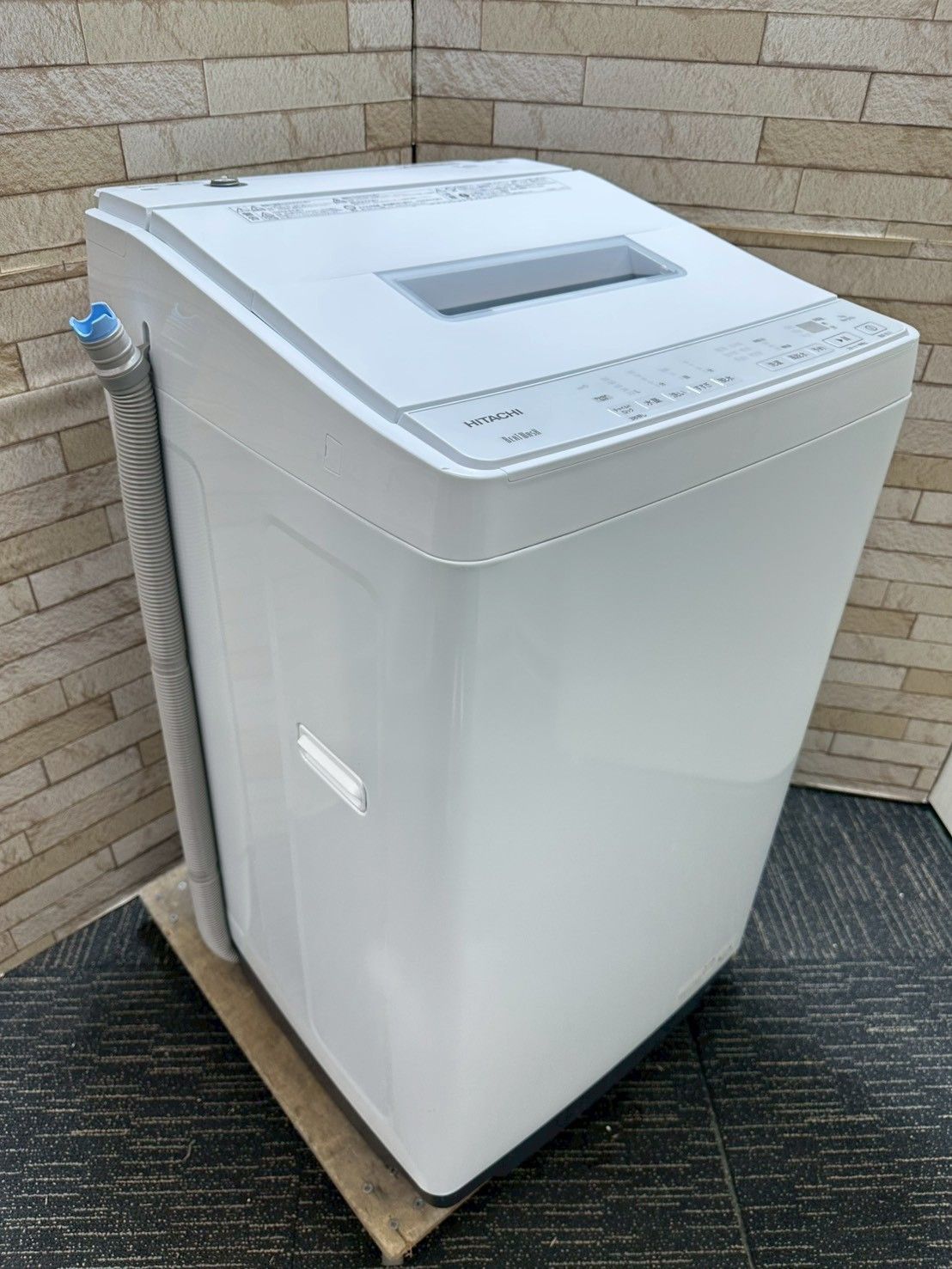 大阪送料無料★3か月保障付き★洗濯機★2023年★AW-7GM2★IS-1078 大阪・尼崎配送設置無料☆3か月保障付き☆洗濯機☆日立☆7kg☆2023年