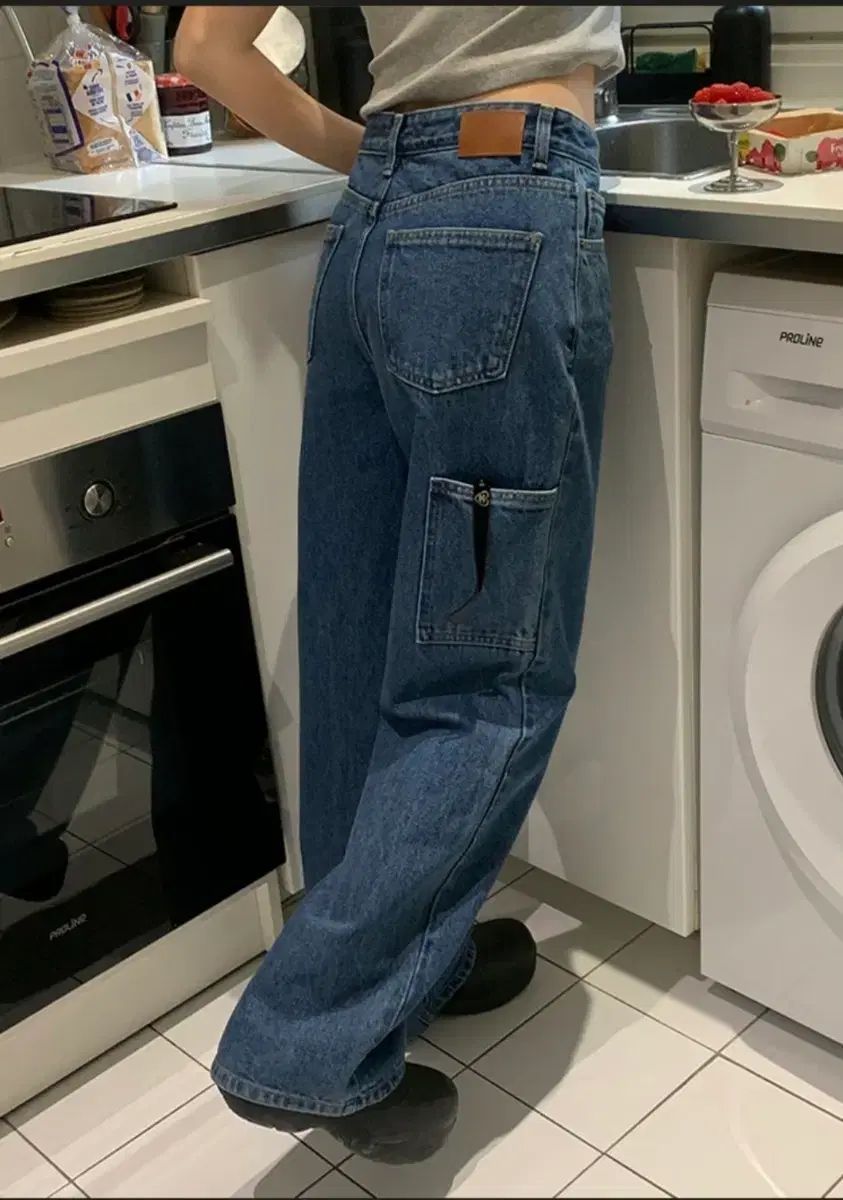 バイムード デニム パンツ
