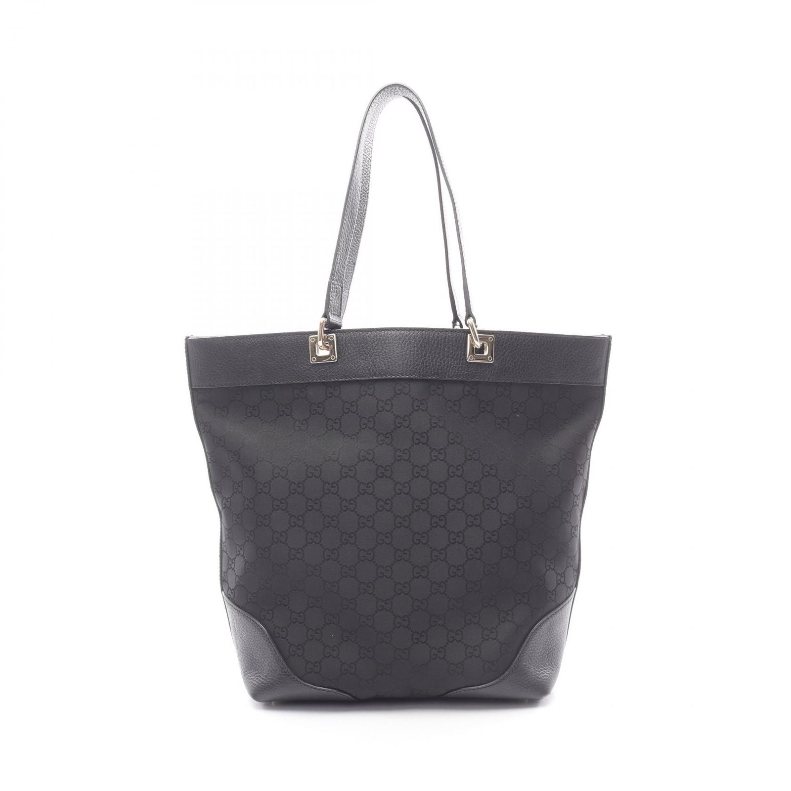 グッチ GUCCI トートバッグ GG柄 272377 ブラック ナイロン レザー トートバッグ レディース Used B 41,470円