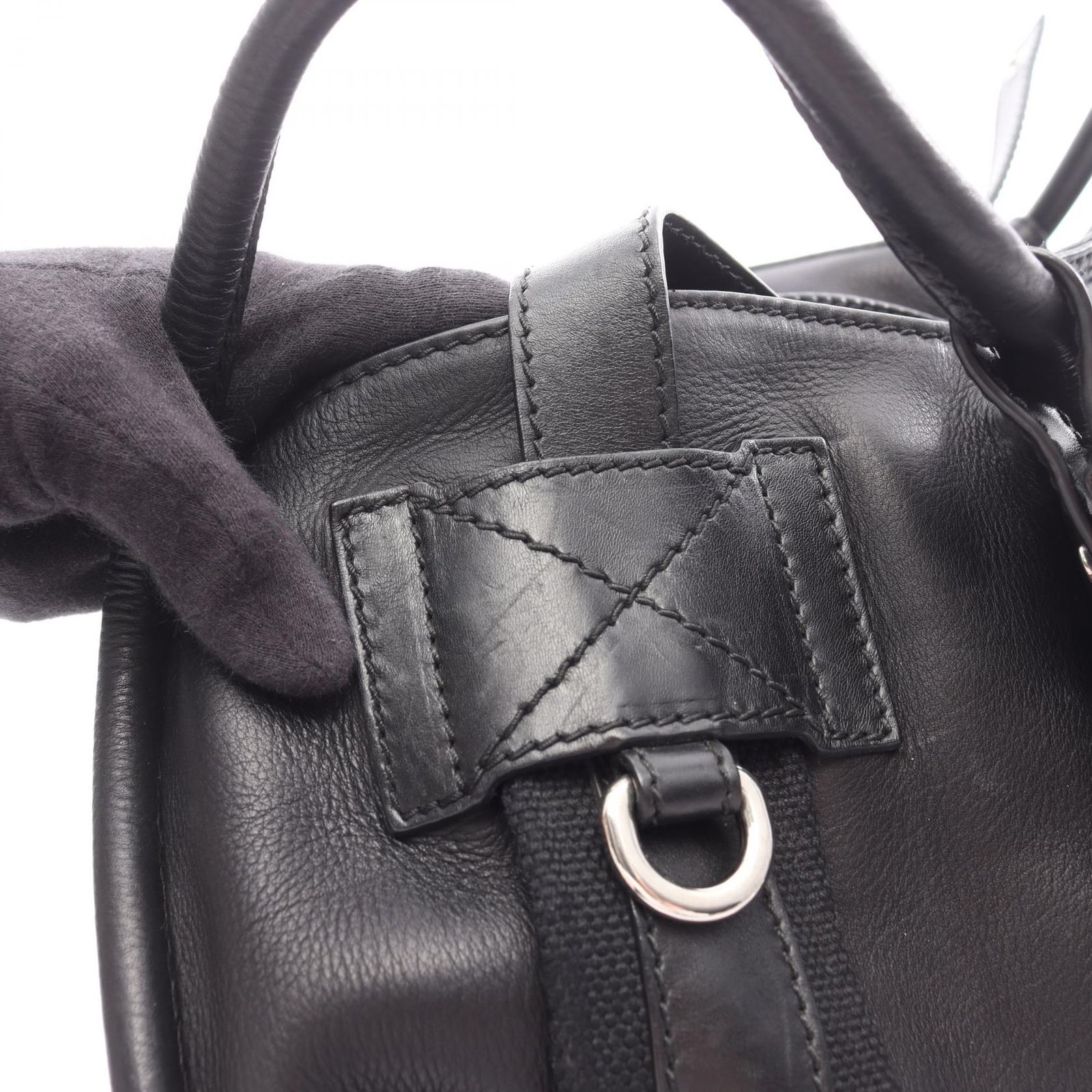 ディオール Dior ショルダーバッグ カナージュレースポケット付き 