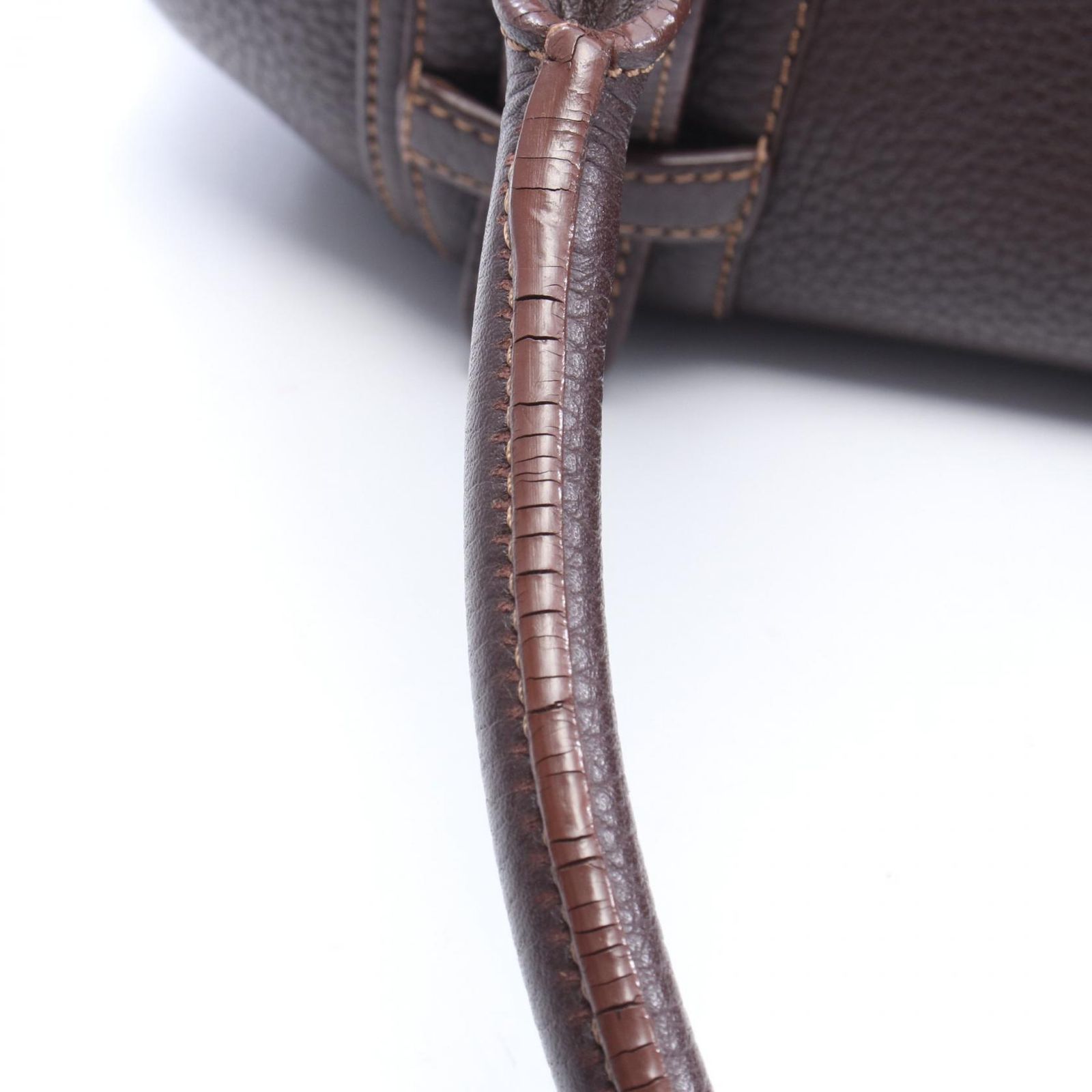 ロエベ LOEWE ハンドバッグ センダ ブラウン レザー センダ ショルダー 
