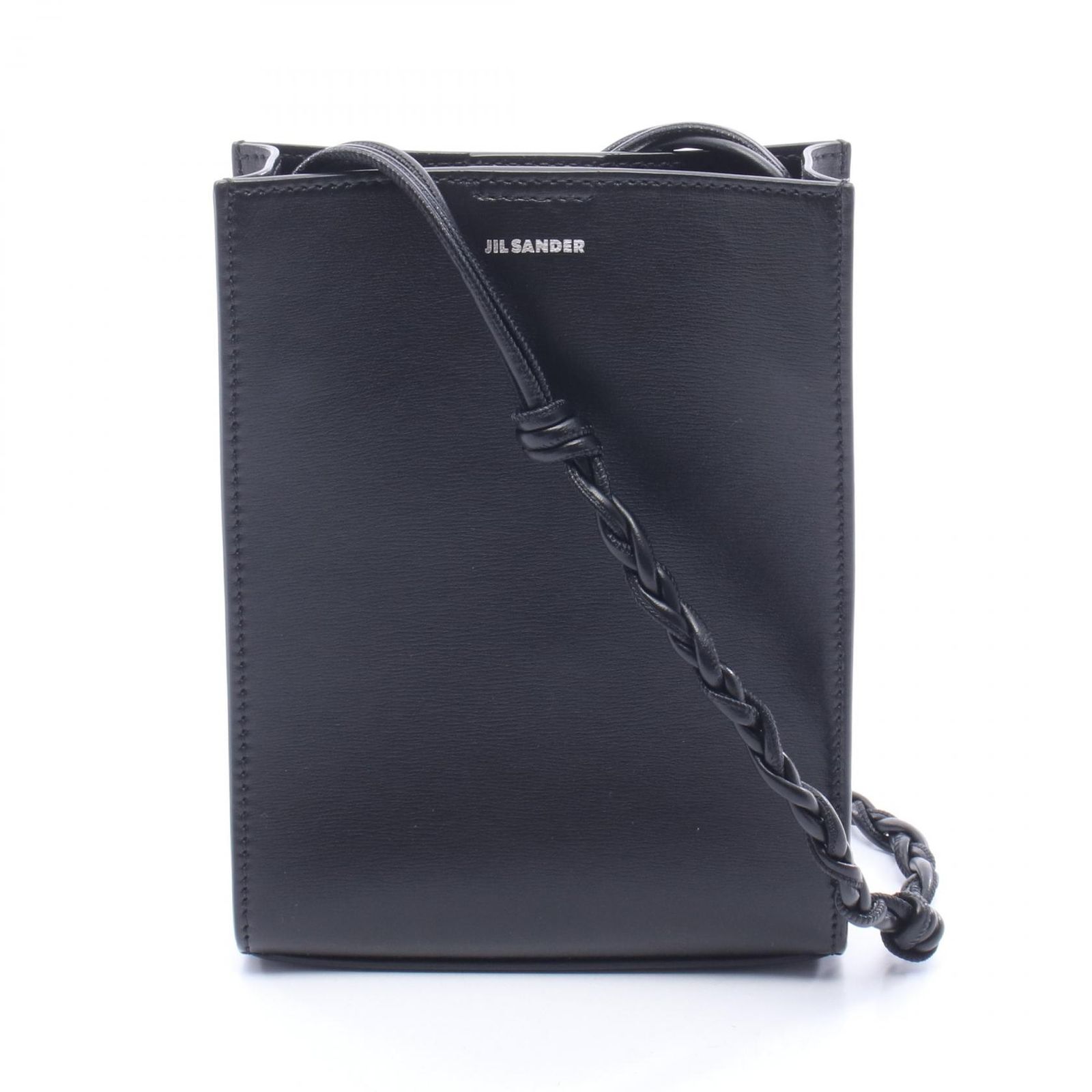 ジルサンダー JIL SANDER ショルダーバッグ TANGLE SMALL タングル スモール ブラック レザー タングル スモール レディース Used A