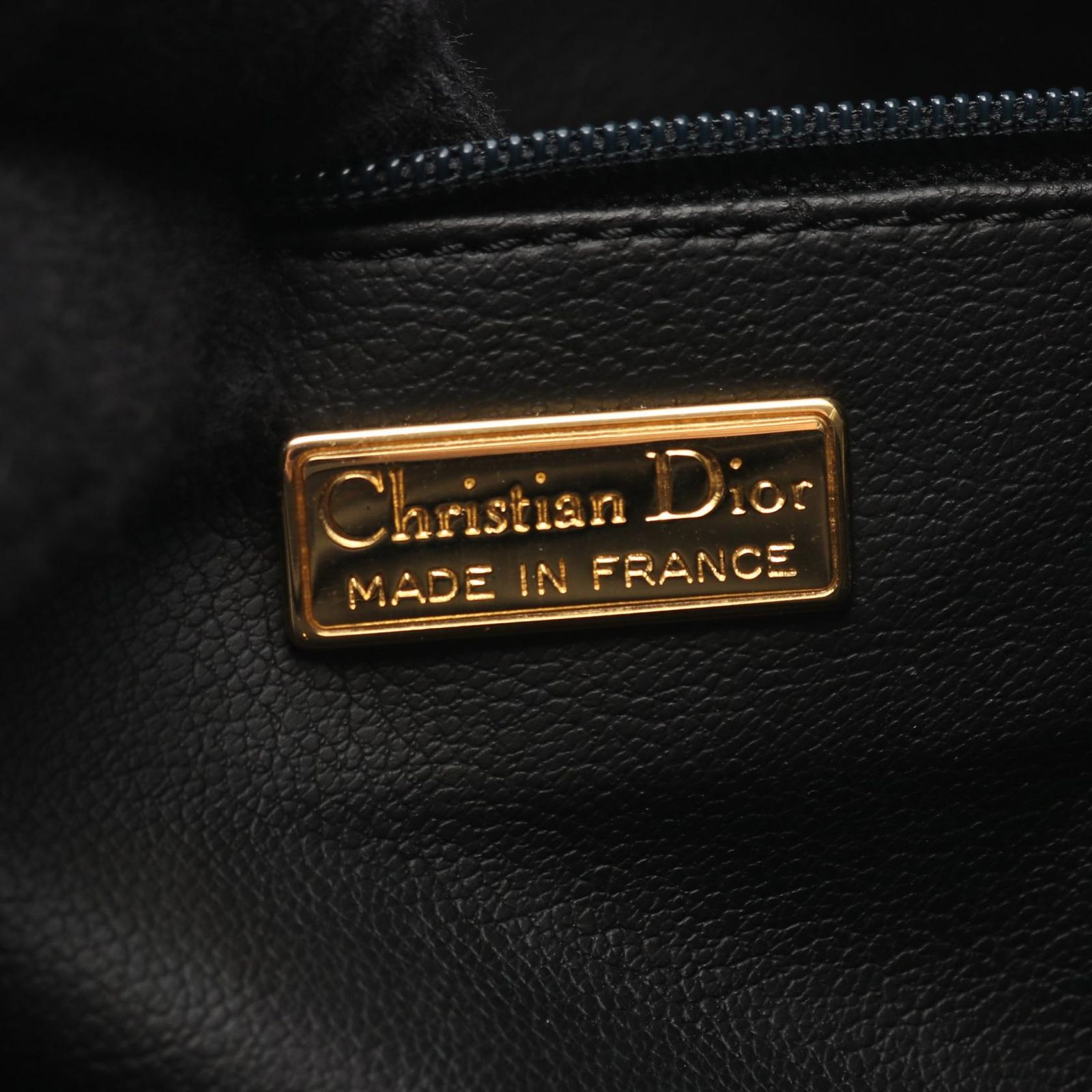 ディオール Dior ハンドバッグ CD金具 2WAY ブラック レザー CDロゴ
