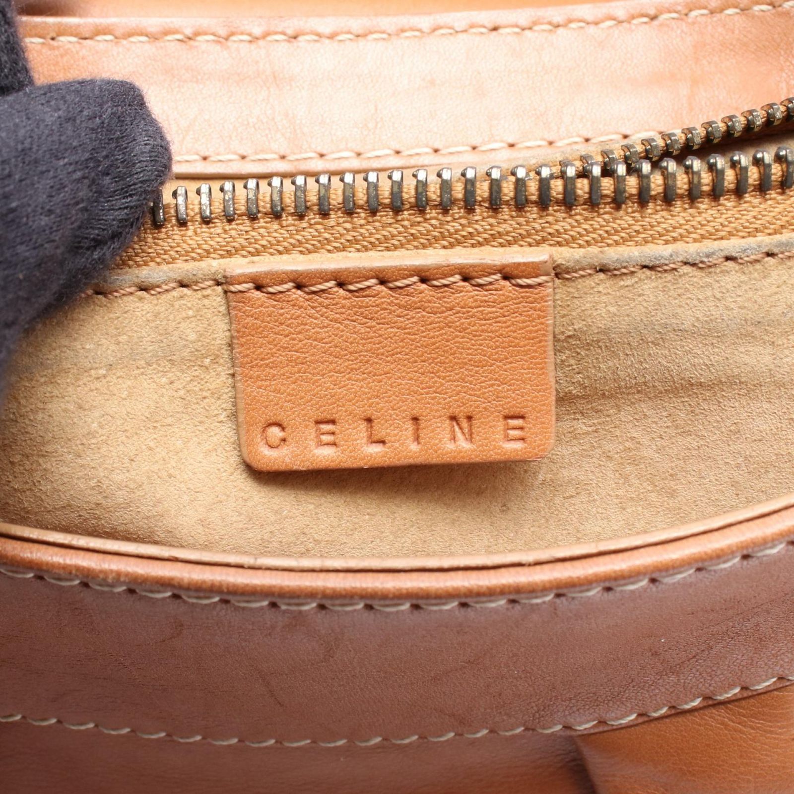 セリーヌ CELINE ショルダーバッグ ブラウン レザー ワンショルダー 
