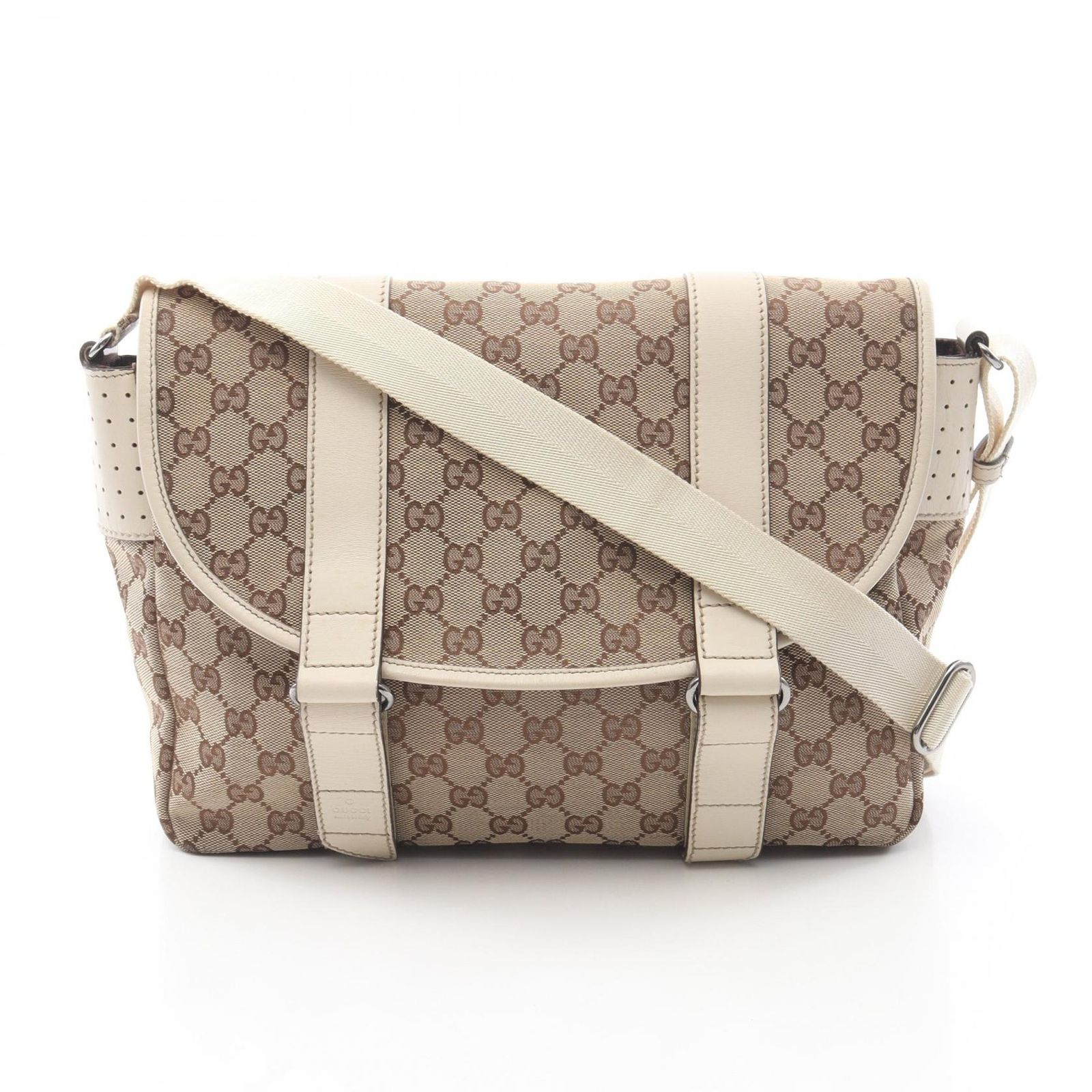 グッチ GUCCI ショルダーバッグ GGキャンバス 145859 ベージュ