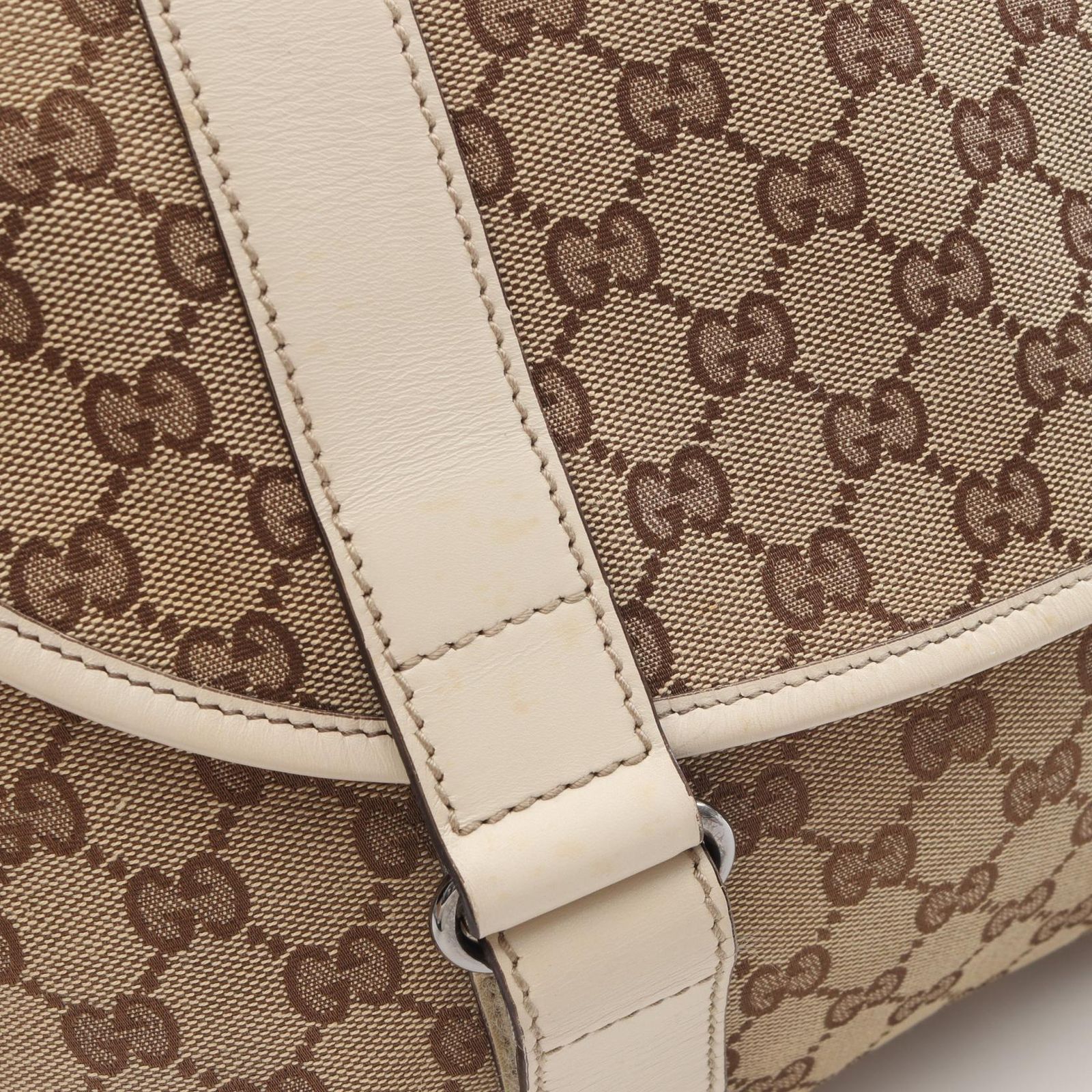 グッチ GUCCI ショルダーバッグ GGキャンバス 145859 ベージュ 