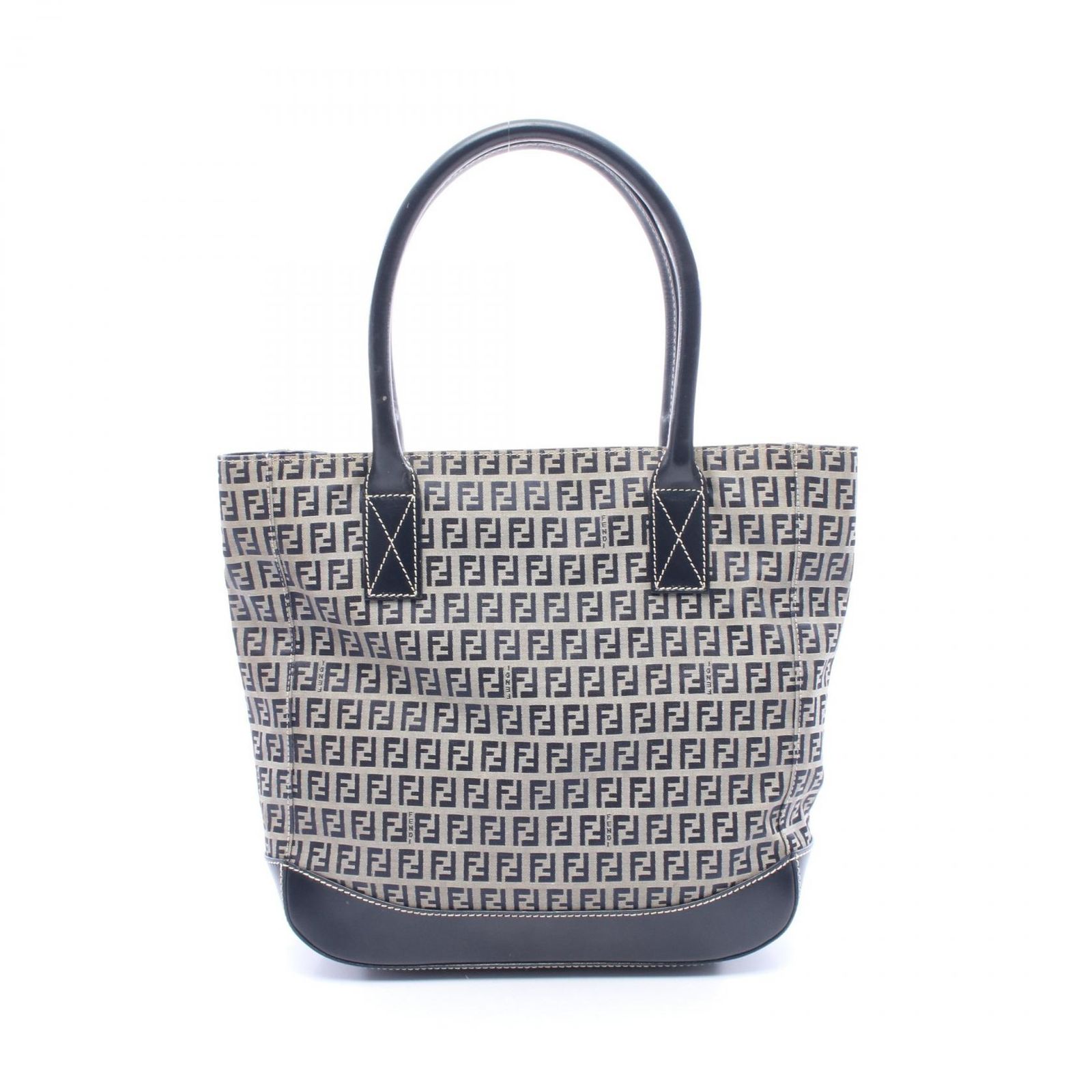 フェンディ FENDI トートバッグ ズッキーノ ネイビー キャンバス 