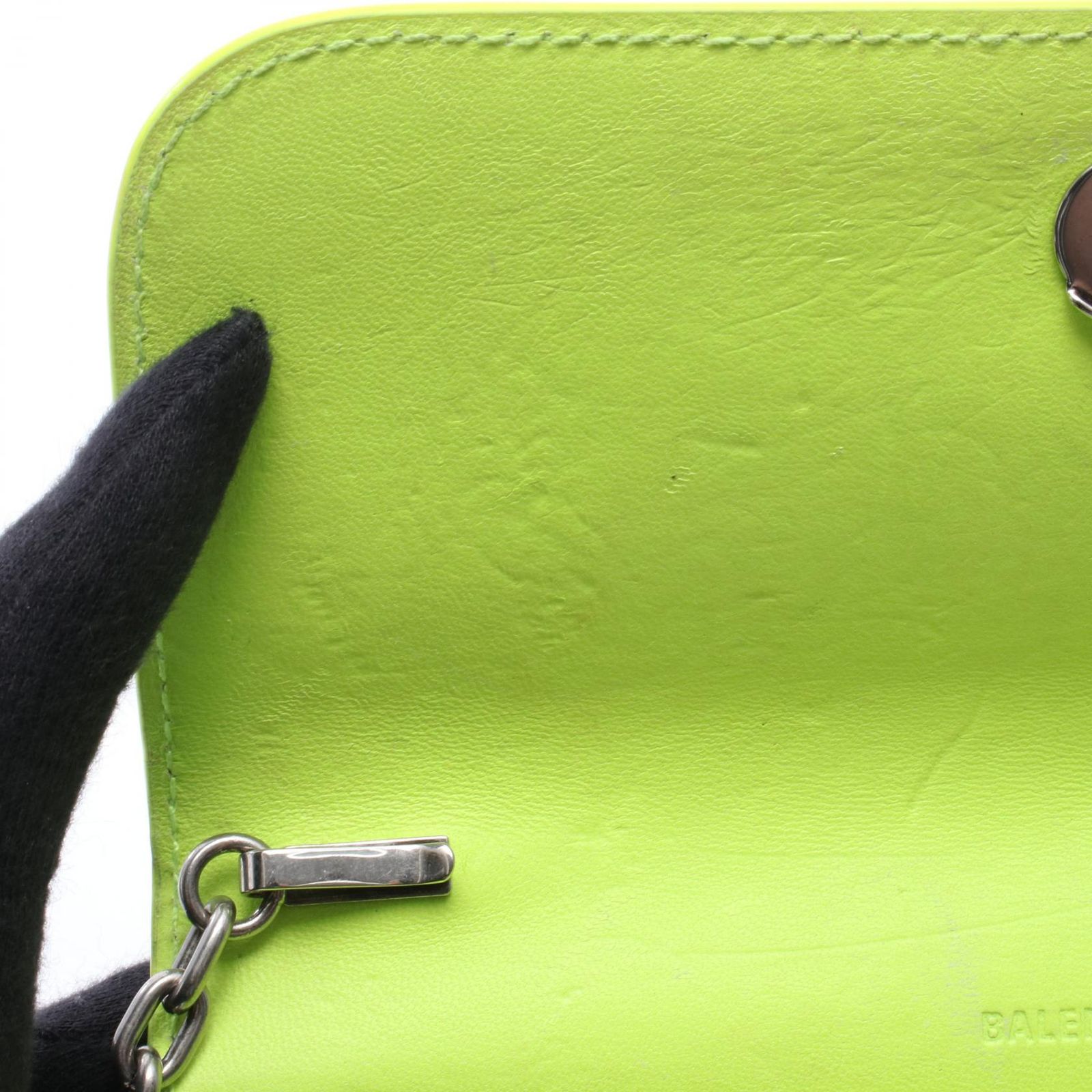 バレンシアガ BALENCIAGA ショルダーバッグ ゴシップ クロコ型押し