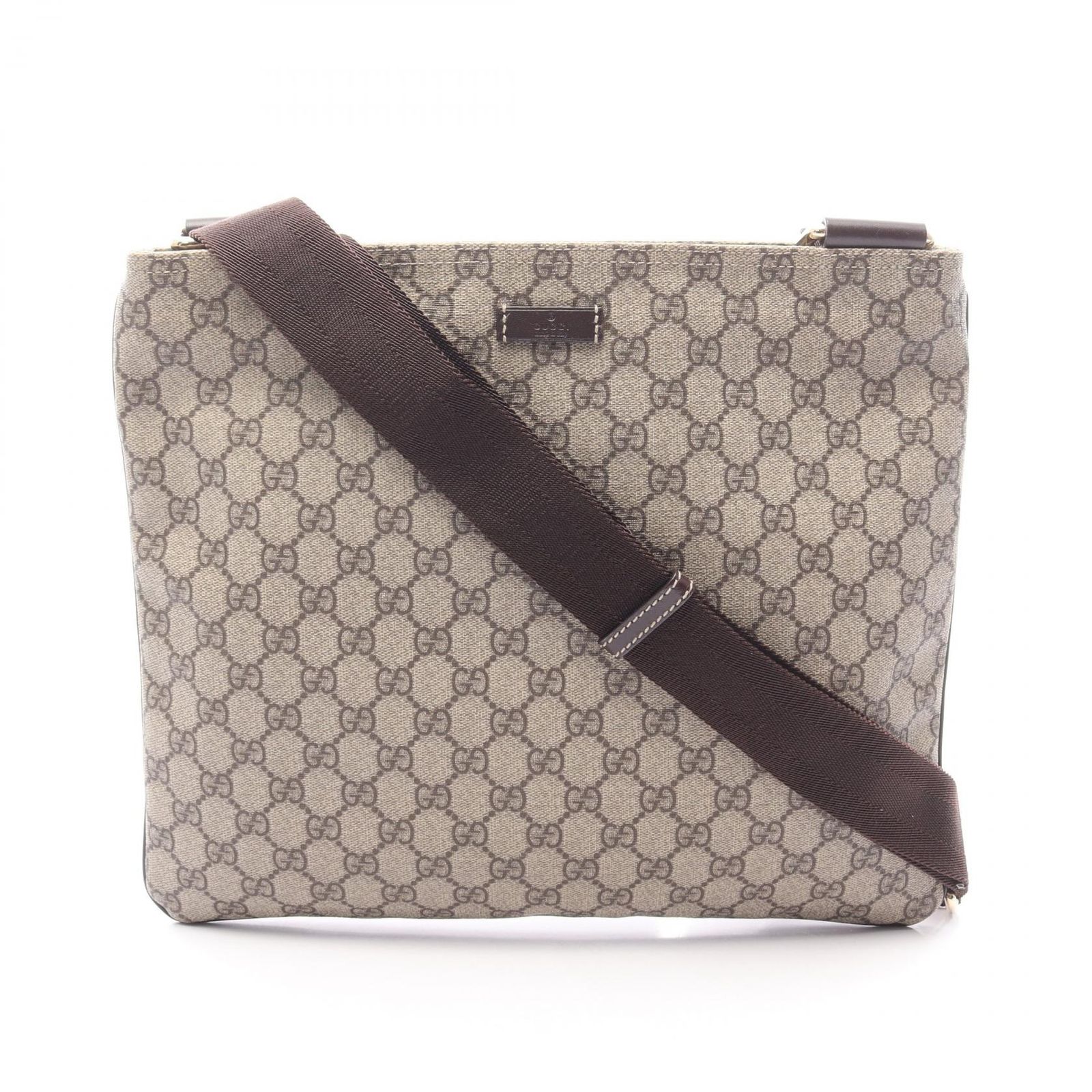グッチ GUCCI ショルダーバッグ GGスプリーム 201446 ベージュ PVC 