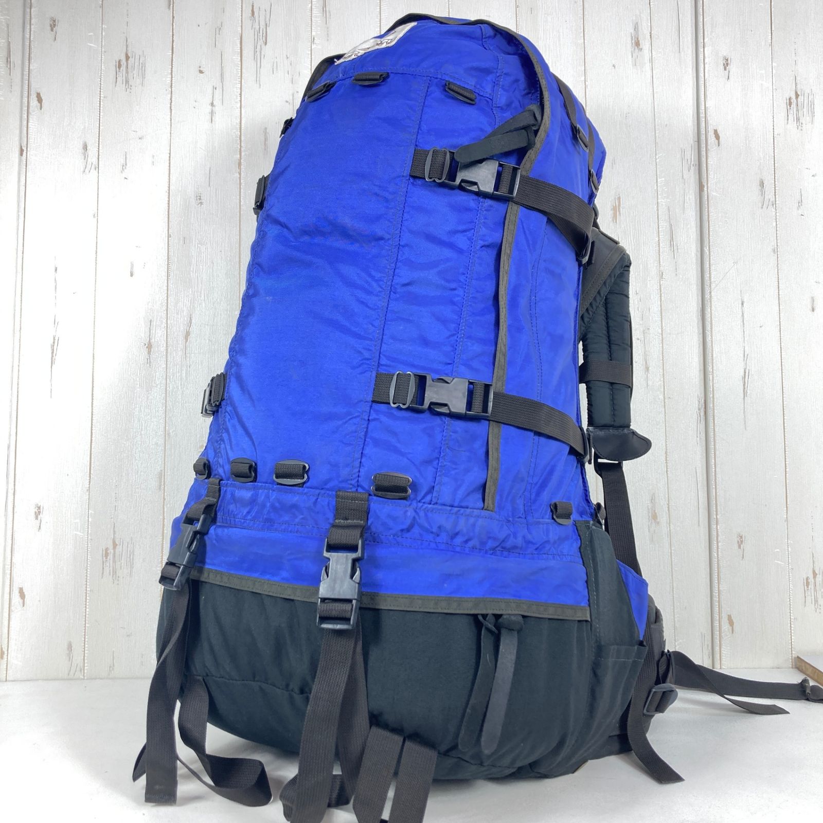 ?️L ネイビー系 1986 Gregory ( グレゴリー ) ロック クリーク Rock Creek Electric Blue 生産終了モデル 入手困難 茶タグ 旧タグ ビンテージ ナイロン バッグ ストレージ バックパック