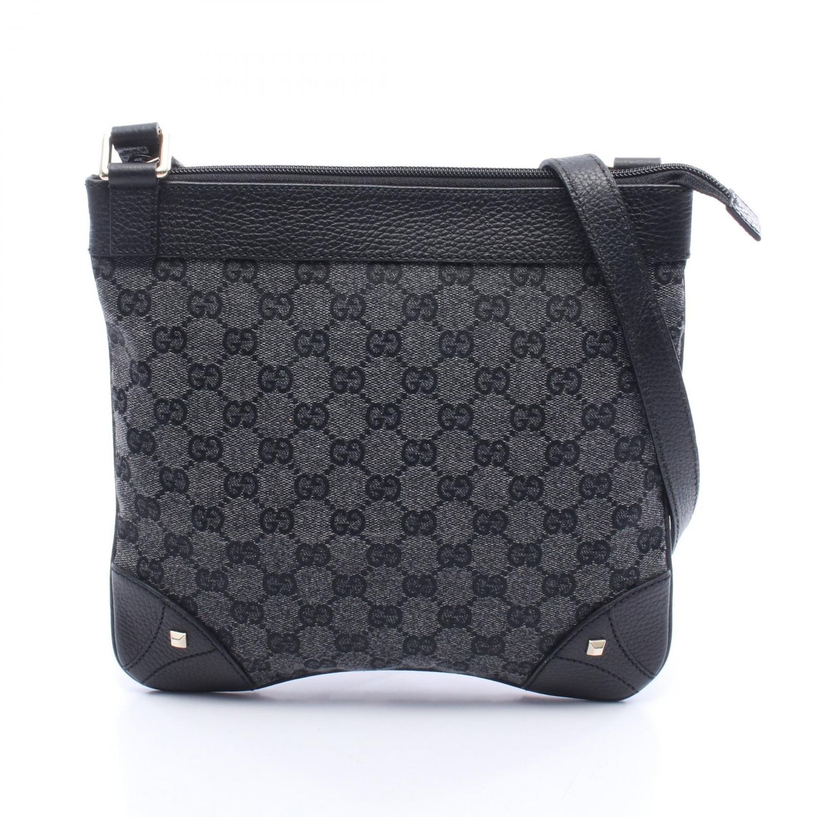 グッチ GUCCI ショルダーバッグ GGキャンバス 272396 ネイビー キャンバス レザー ショルダーバッグ ユニセックス Used A