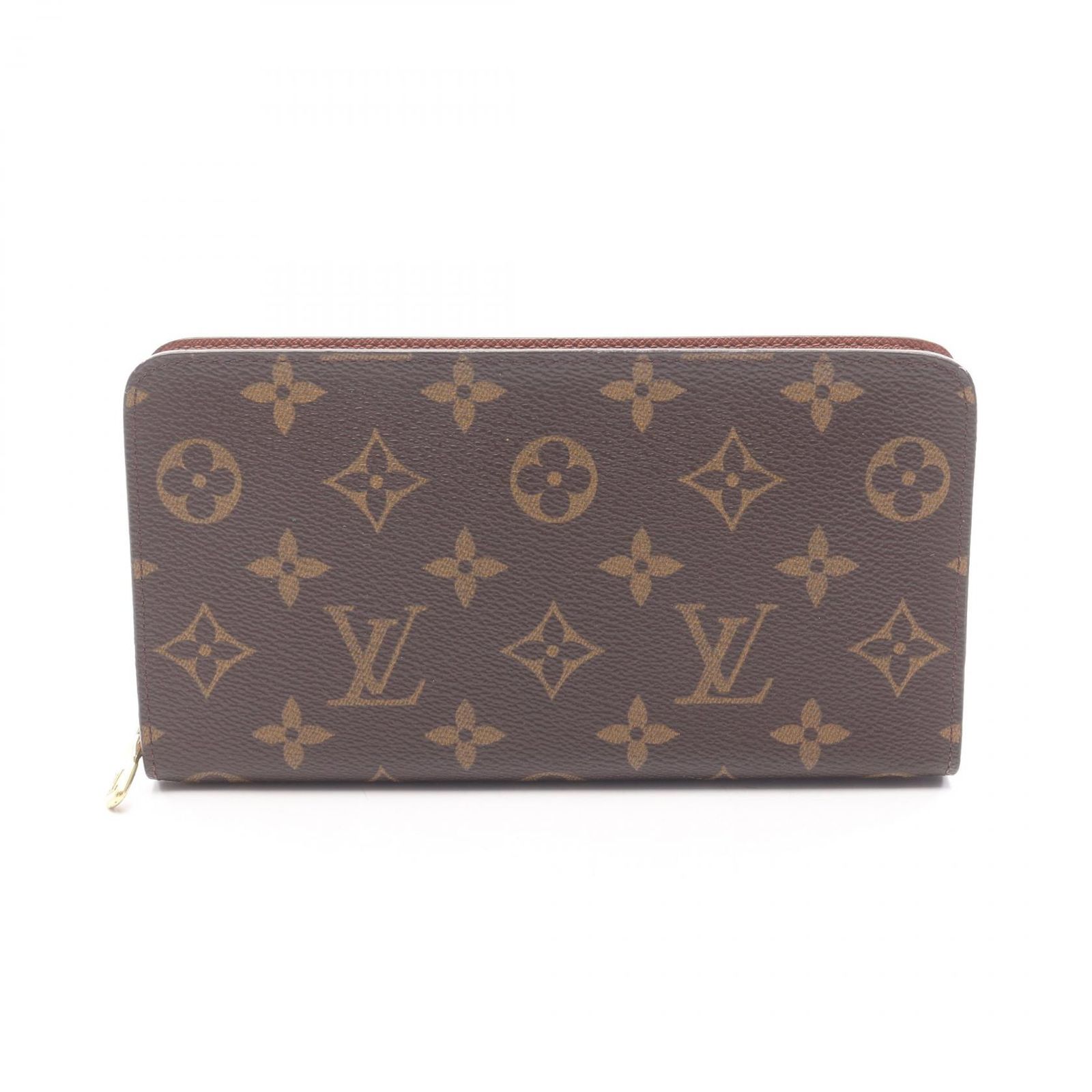 ルイ・ヴィトン LOUIS VUITTON ラウンド長財布 ポルトモネジップ モノグラム M61727 レザー ポルトモネジップ レディース Used A