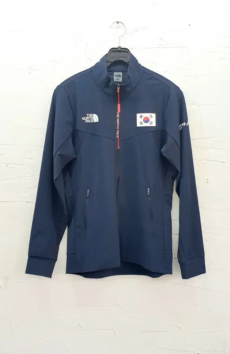 <新品> THE NORTH FACE ザノースフェイス チーム コリア トレーナー ジャケット ネイビー XS