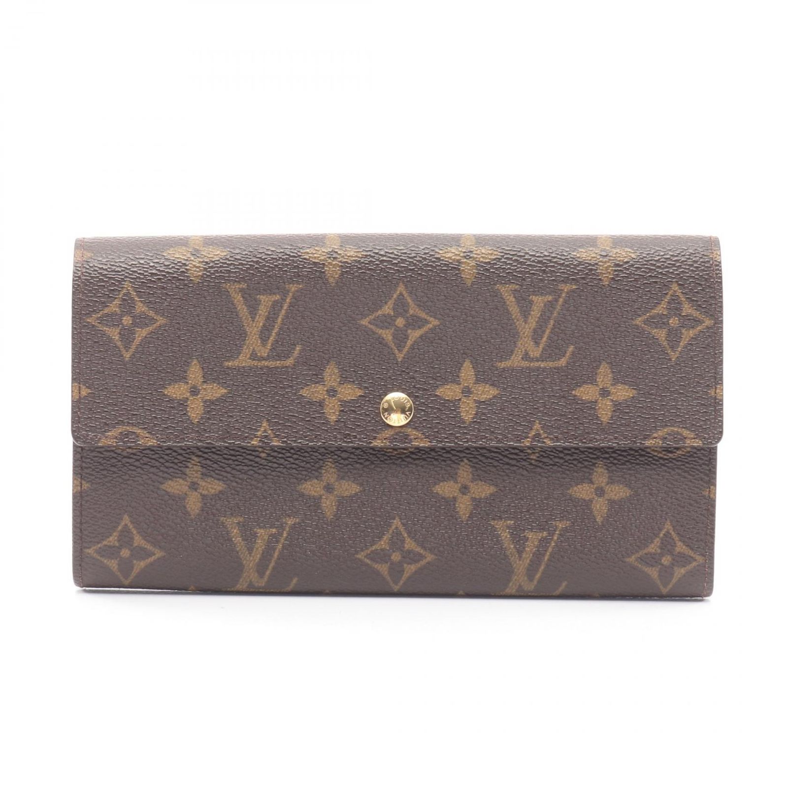 ルイ・ヴィトン LOUIS VUITTON 二つ折り長財布 ポシェット ポルト モネ クレディ モノグラム M61726 その他 ポシェット ポルト モネ クレディ レディース Used A