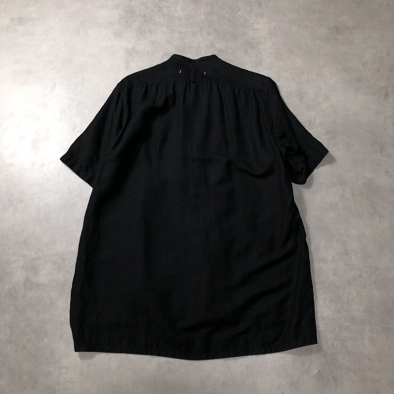 GQ5474◇suzuki takayuki：square-cut shirt◇0◇ブラック系 S233-02