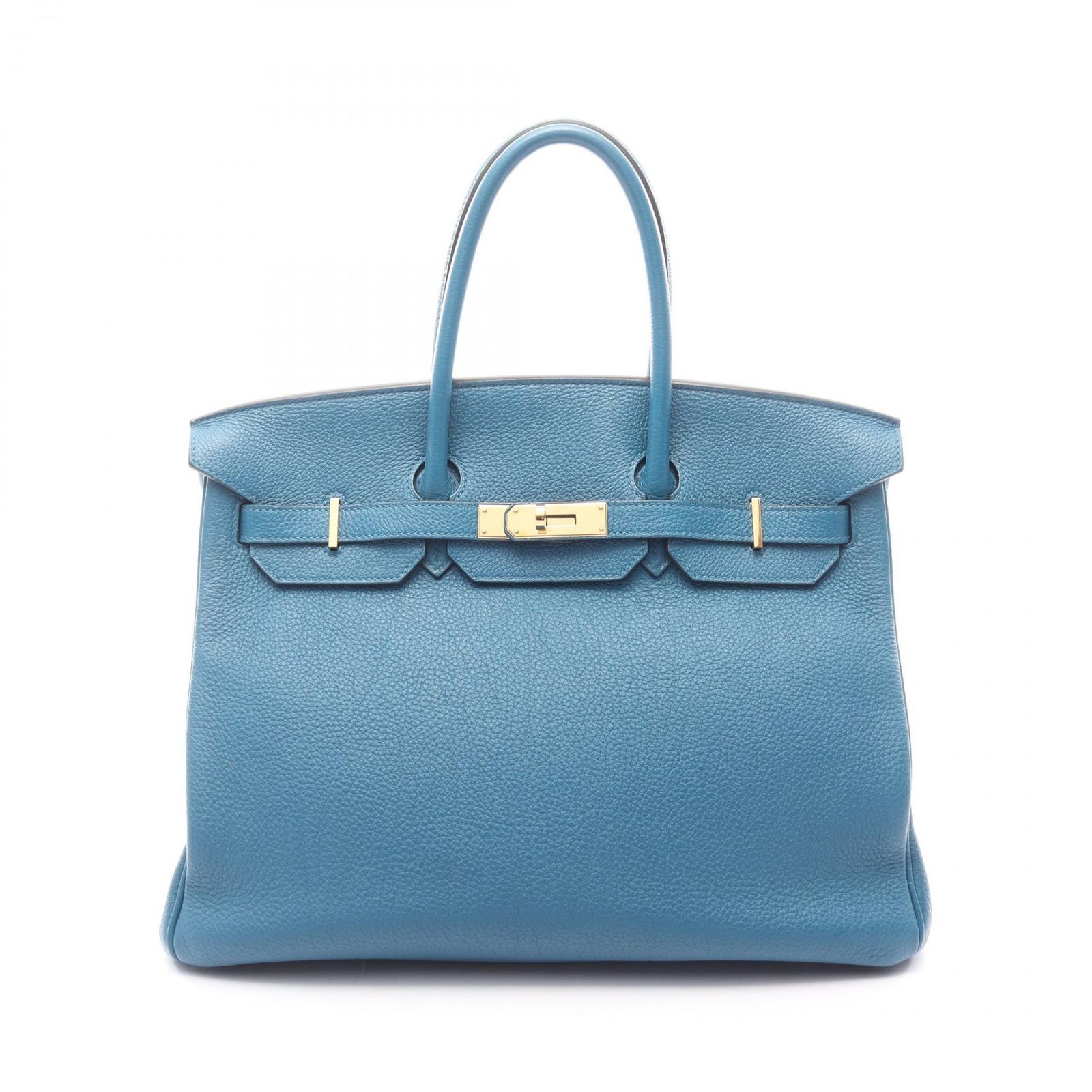 エルメス HERMES ハンドバッグ バーキン35 ブルードガリス ブルードガリス その他 バーキン35 ブルードガリス レディース Used A
