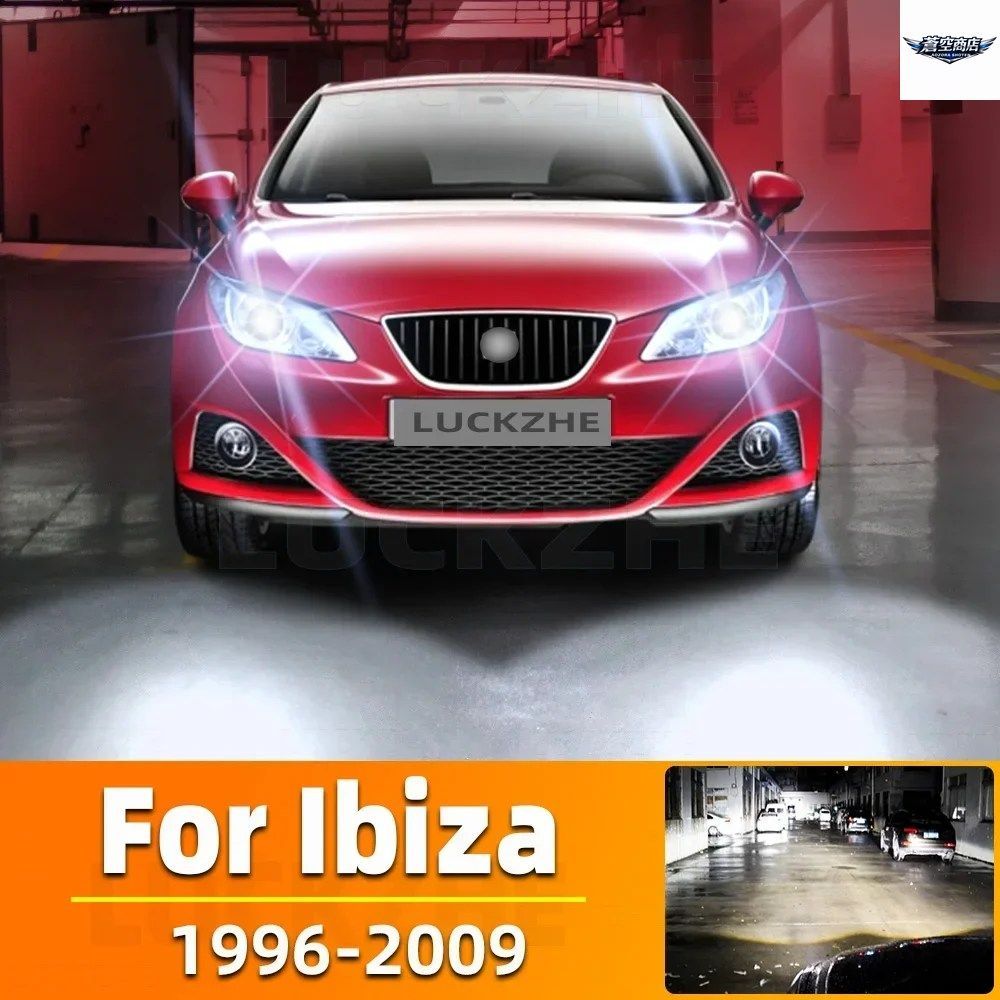 2個入り SEAT IBIZA 1996~2009 H3 LED フォグランプ CANBUS バルブ 車用ヘッドライト 高出力ダイオード バイク用ドライビング ランニングラ