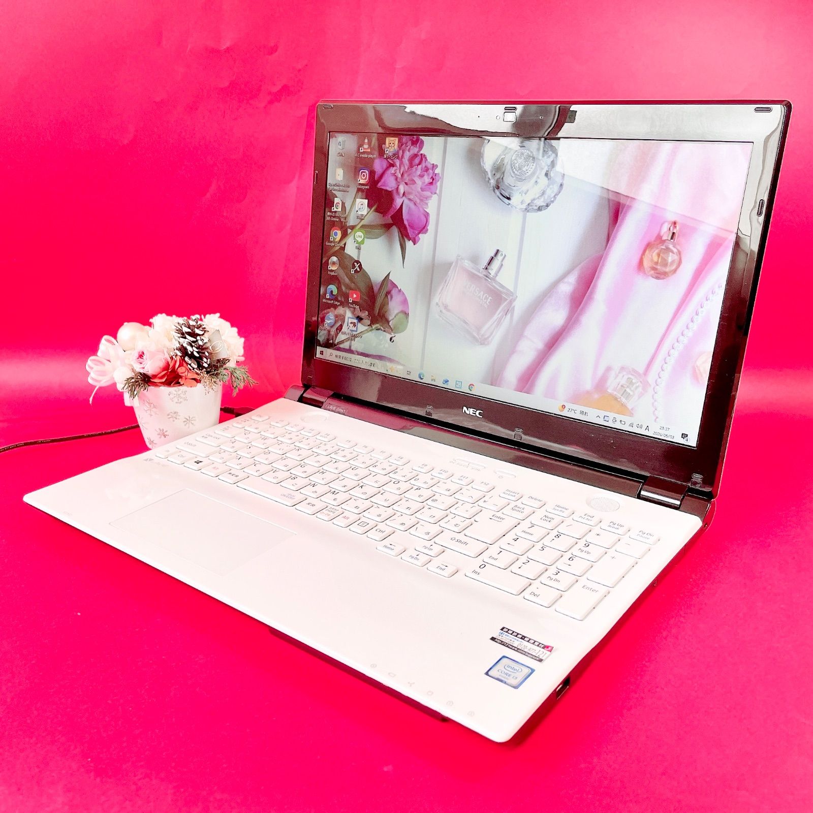 NECノートPC 1TB/WEBカメラ/初心者向け 白 - メルカリ