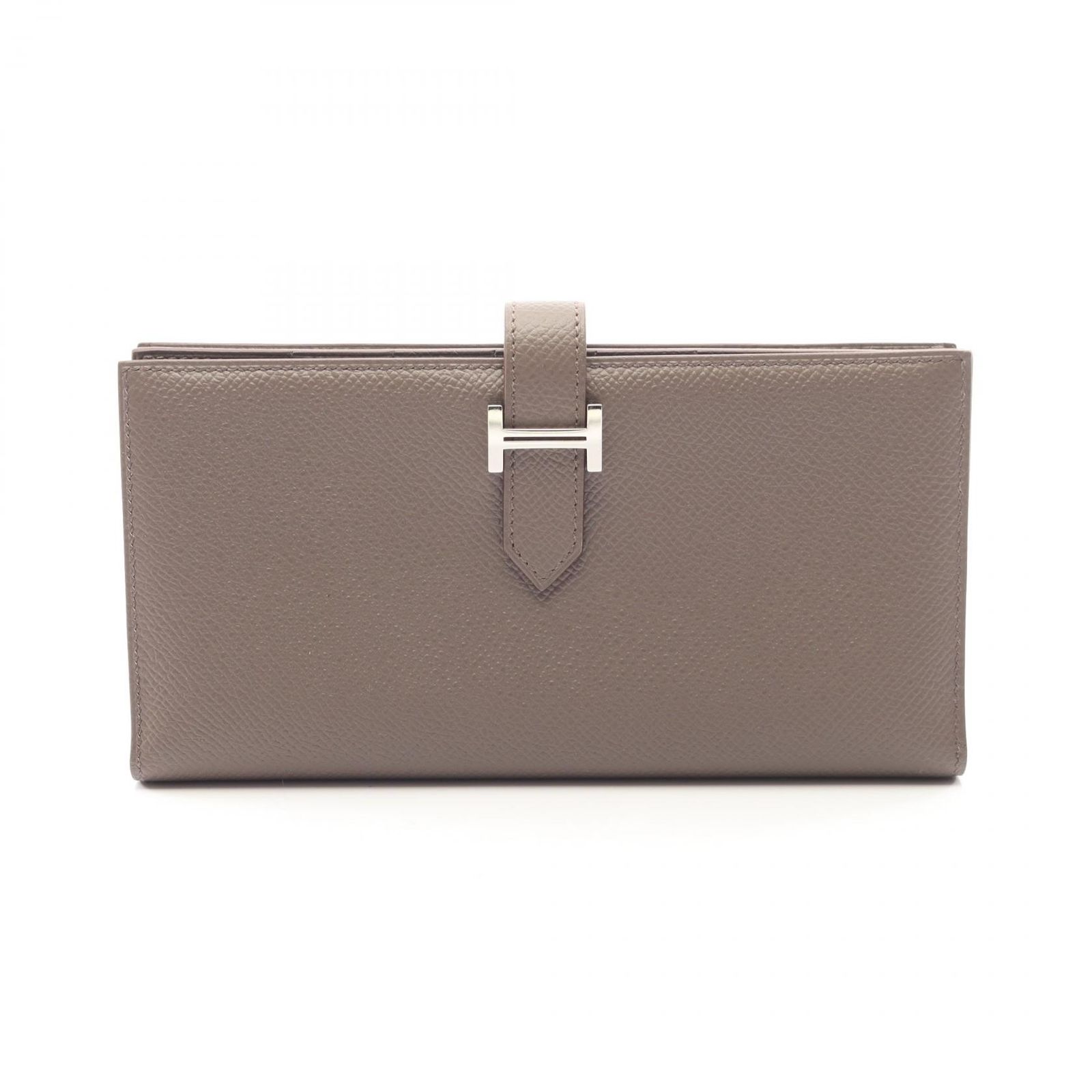 エルメス HERMES 二つ折り長財布 ベアンスフレ エタン 039785CK エタン その他 ベアンスフレ エタン レディース Used A