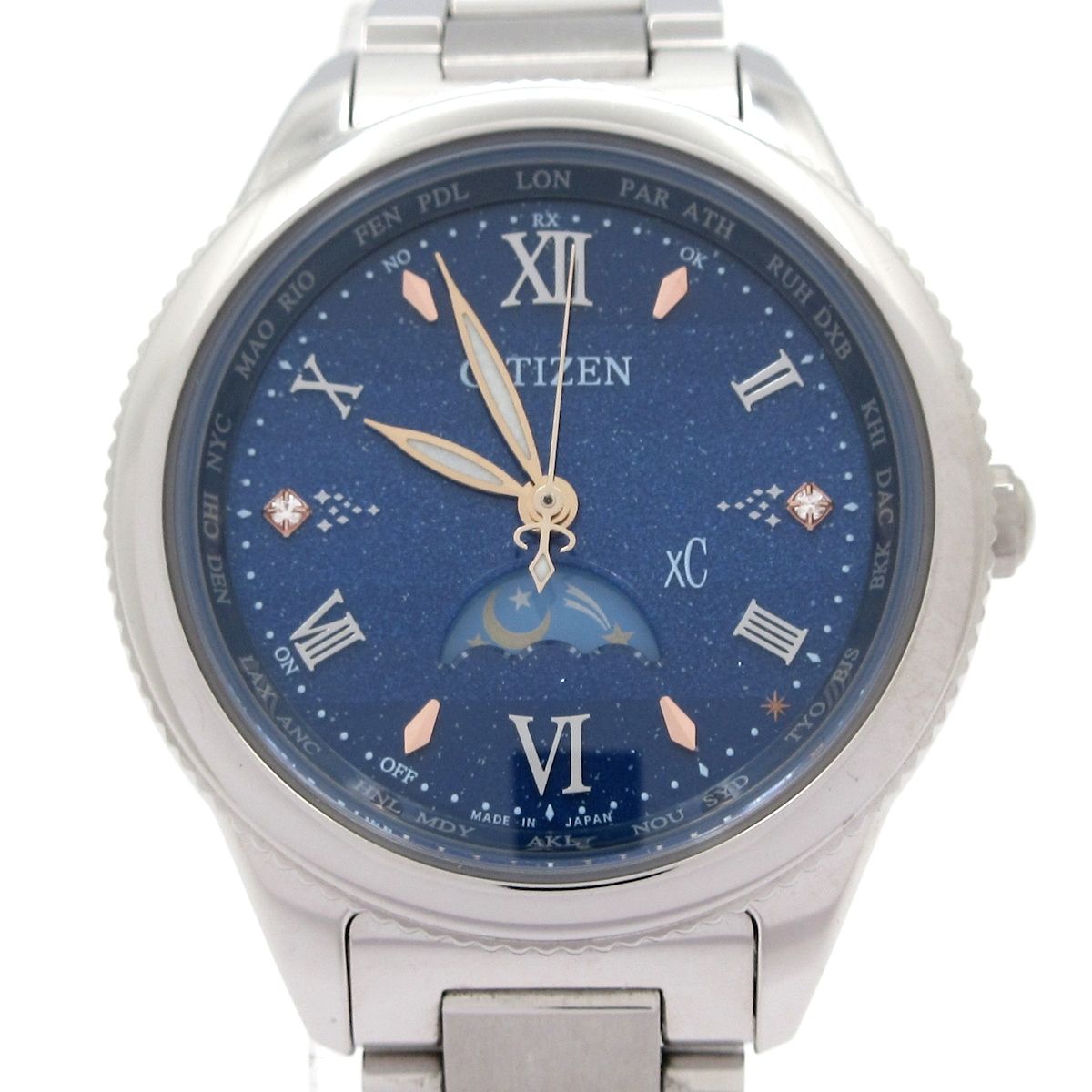 CITIZEN(シチズン) 腕時計 - H296-T027261 レディース ラインストーン ブルー