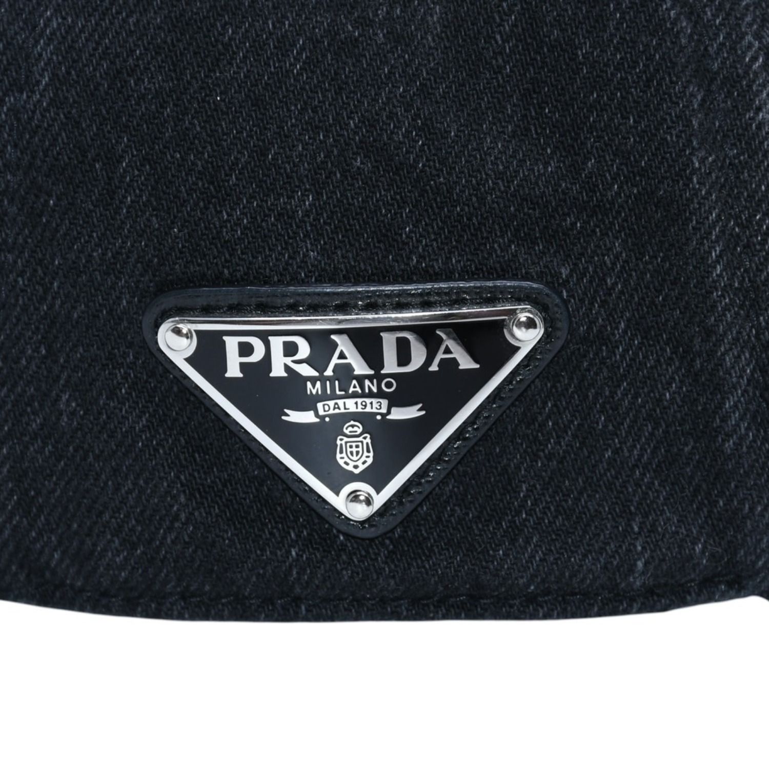 極美品 PRADA プラダ トライアングルロゴ ベースボールキャップ 2HC274