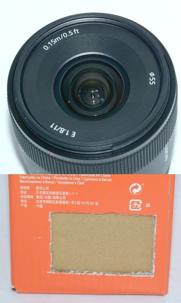 元箱付 SONY ソニー E 11 mm F1.8 SEL11F18 Eマウント 単焦点レンズ 美