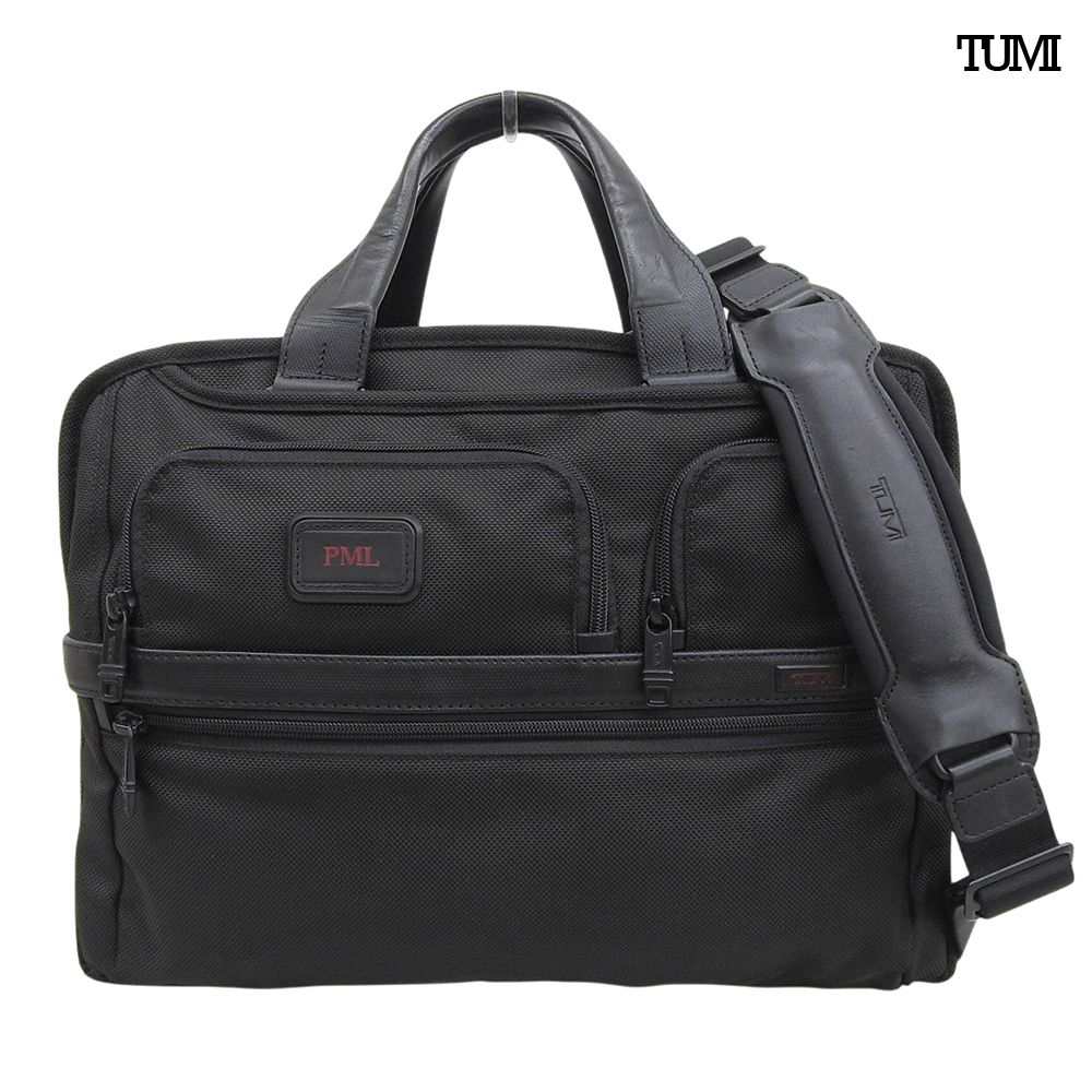 美品 トゥミ TUMI 26141D2 ALPHA2 ブリーフケース ビジネス バッグ ショルダー PC収納付き 黒 ブラック トゥミ