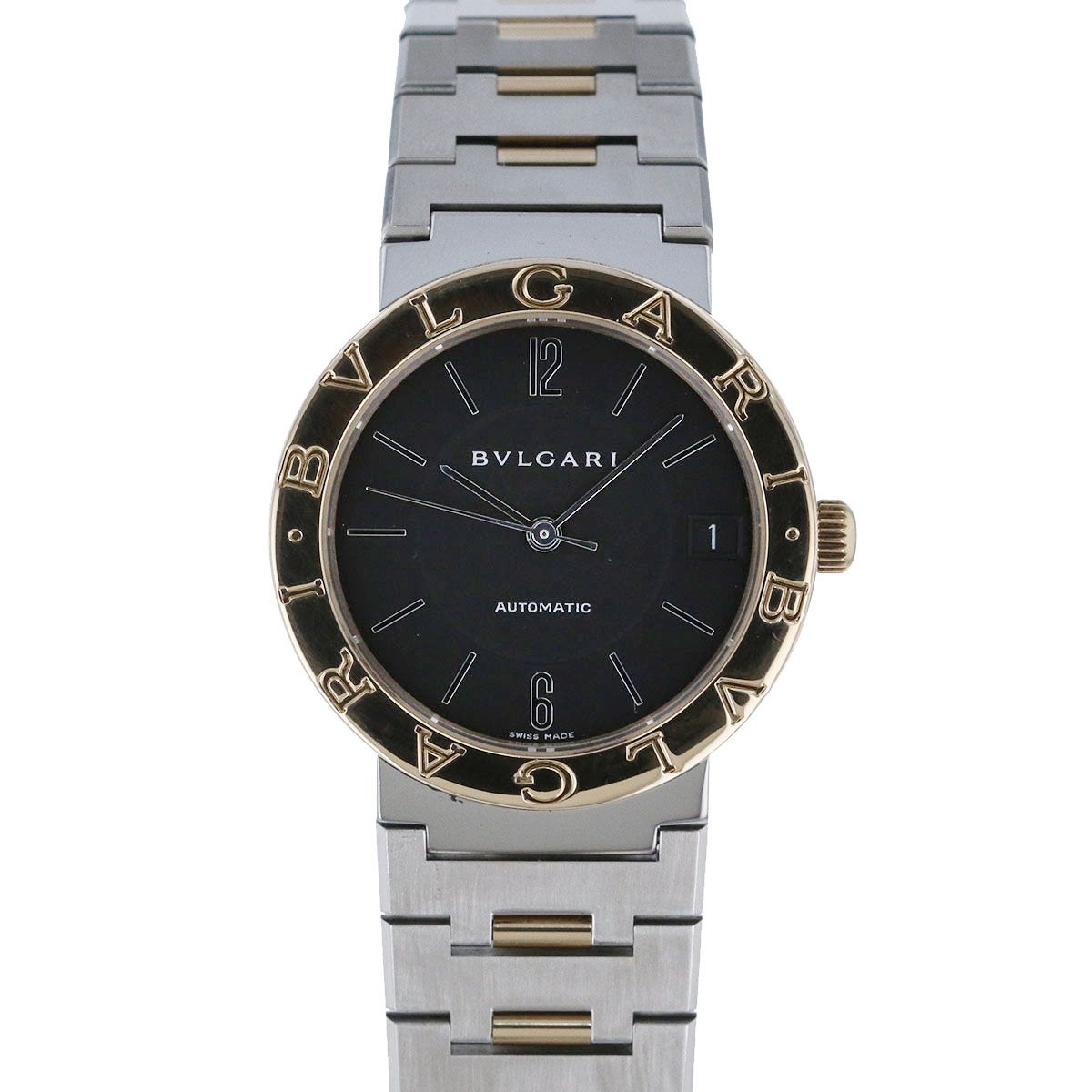 BVLGARI ブルガリ ブルガリブルガリ 自動巻き 33mm 18K SS ブラック 