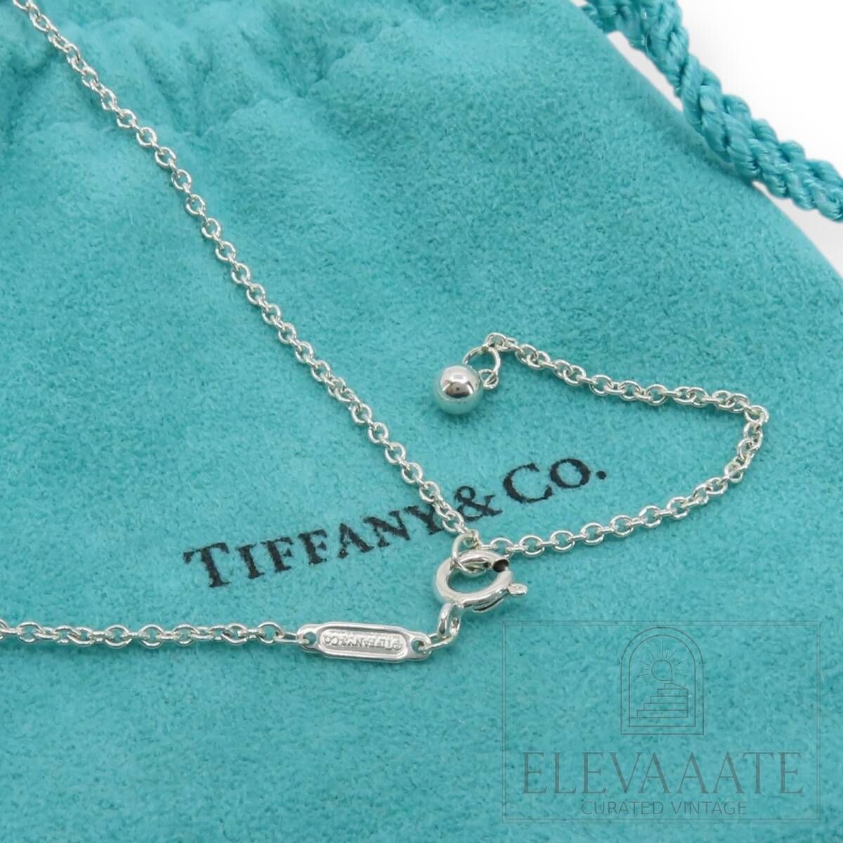 未使用 Tiffany&Co. ティファニー ミックス ビーズ シルバー ロング