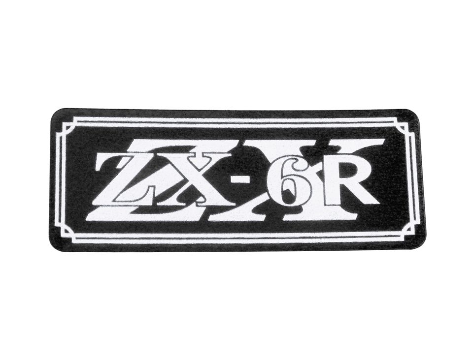E-30-4 ZX-6R 黒/白 オリジナルステッカー テールカウル カウル サイド